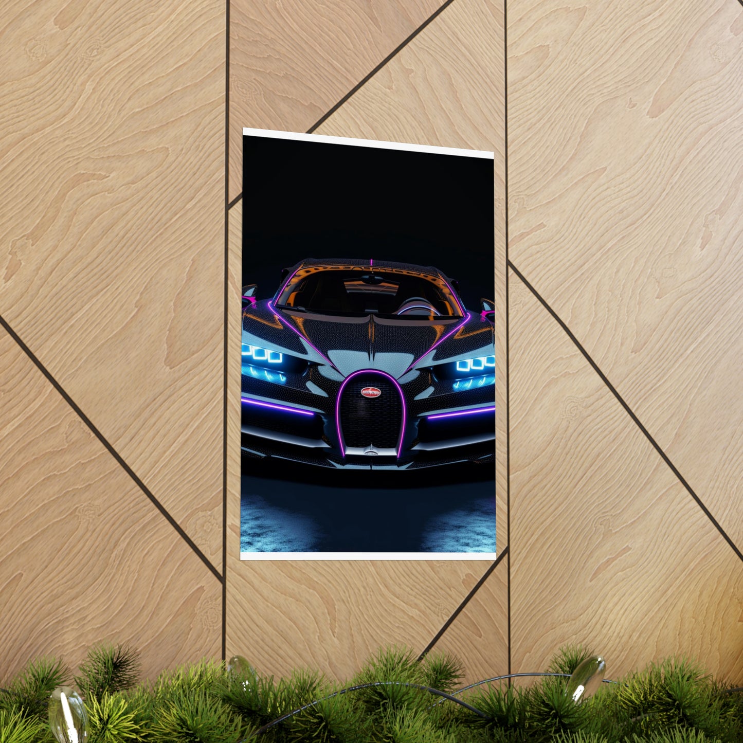 Premium Matte Vertical Posters Hyper Bugatti Chiron 2