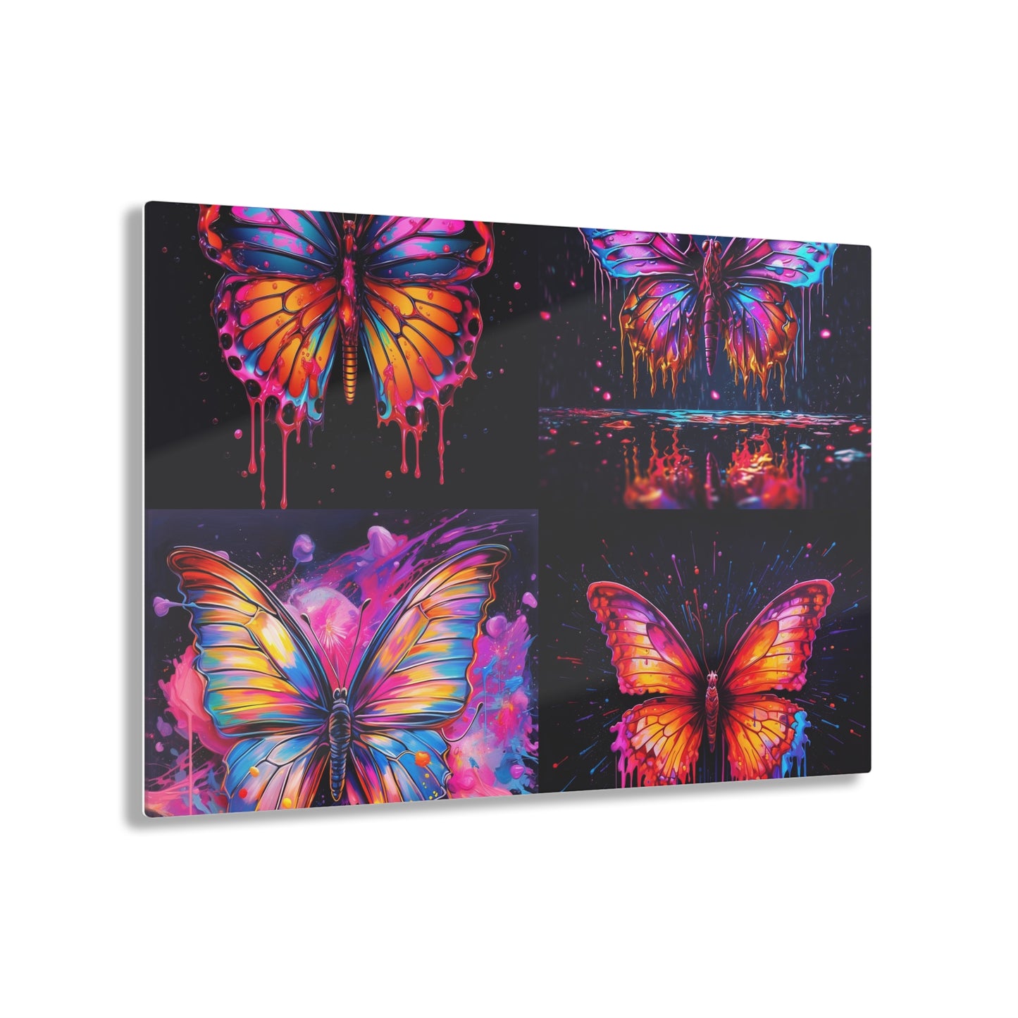 Acrylic Prints Pink Butterfly Flair 5