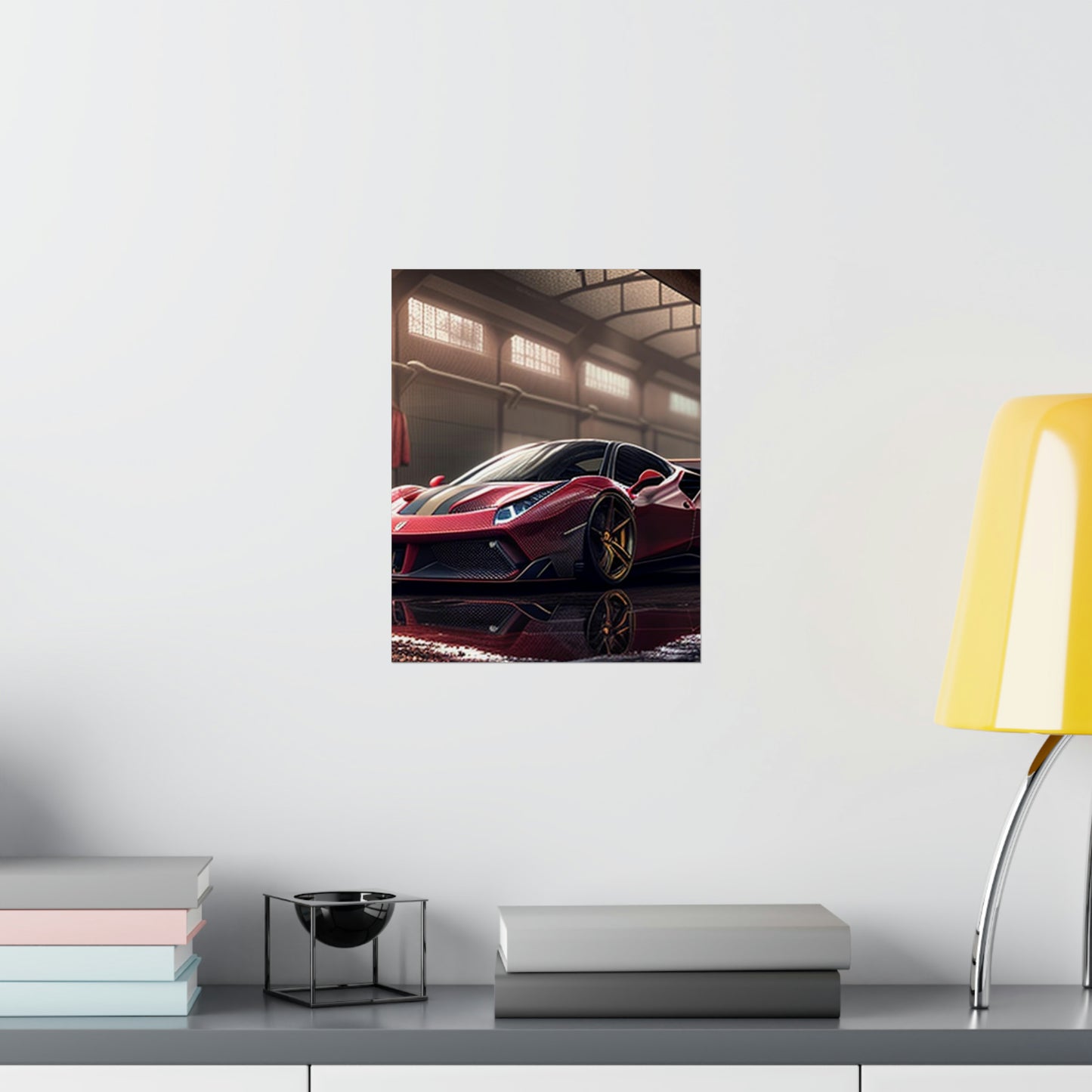 Premium Matte Vertical Posters Ferrari Hyper 4