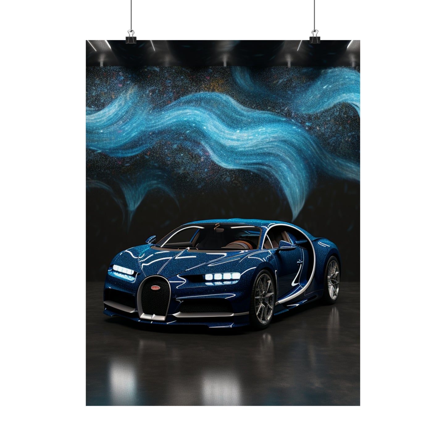 Premium Matte Vertical Posters Hyper Bugatti 3