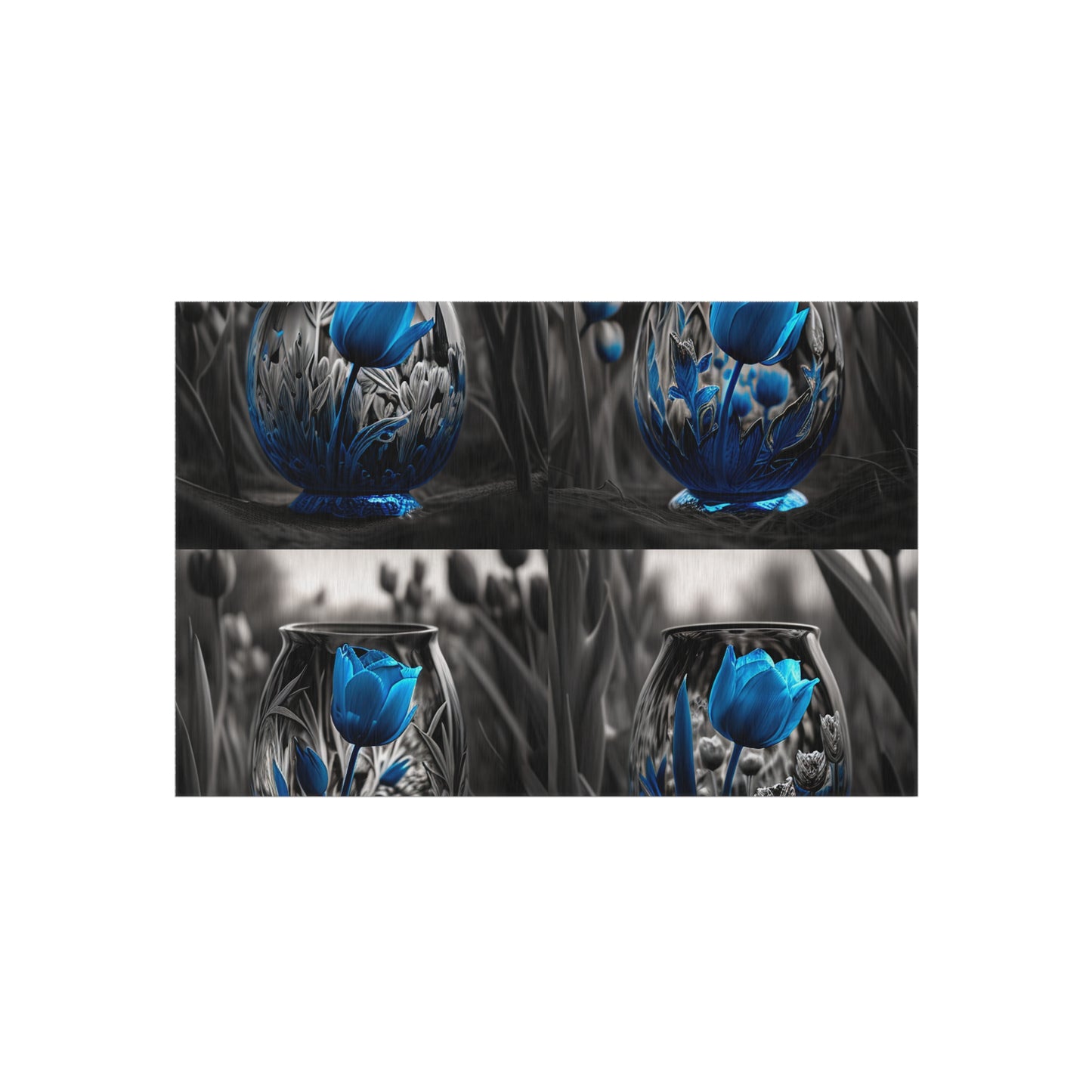 Outdoor Rug  Tulip Blue 5