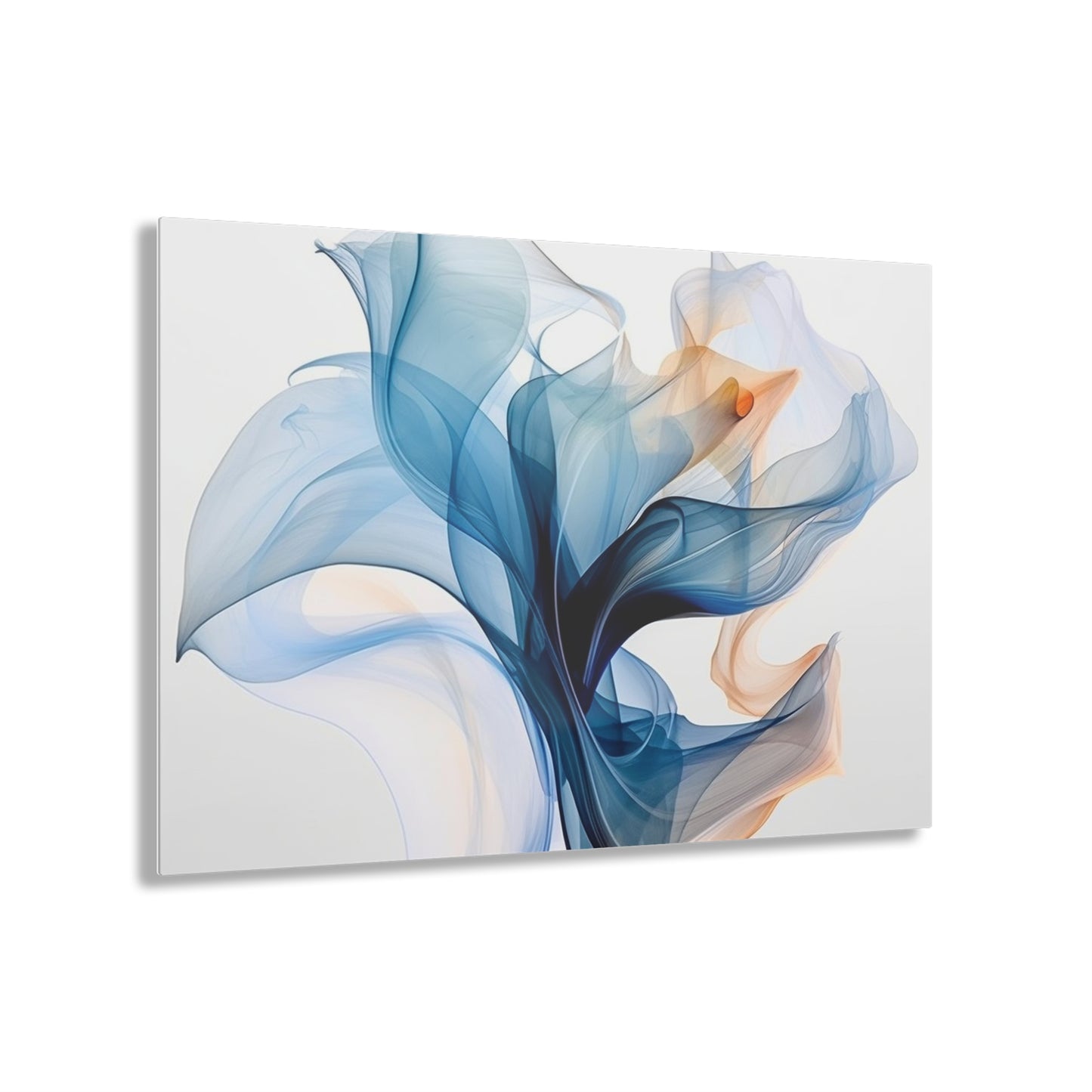 Acrylic Prints Blue Tluip Abstract 3