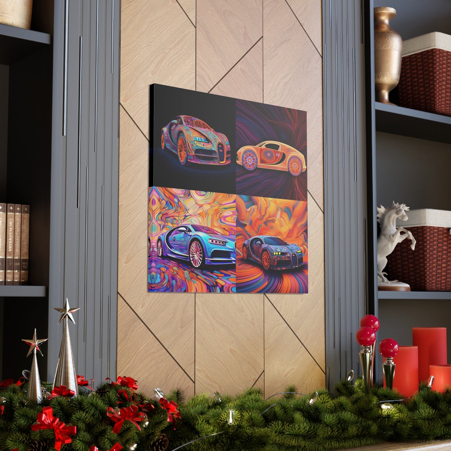 Canvas Gallery Wraps Bugatti Abstract Concept 5