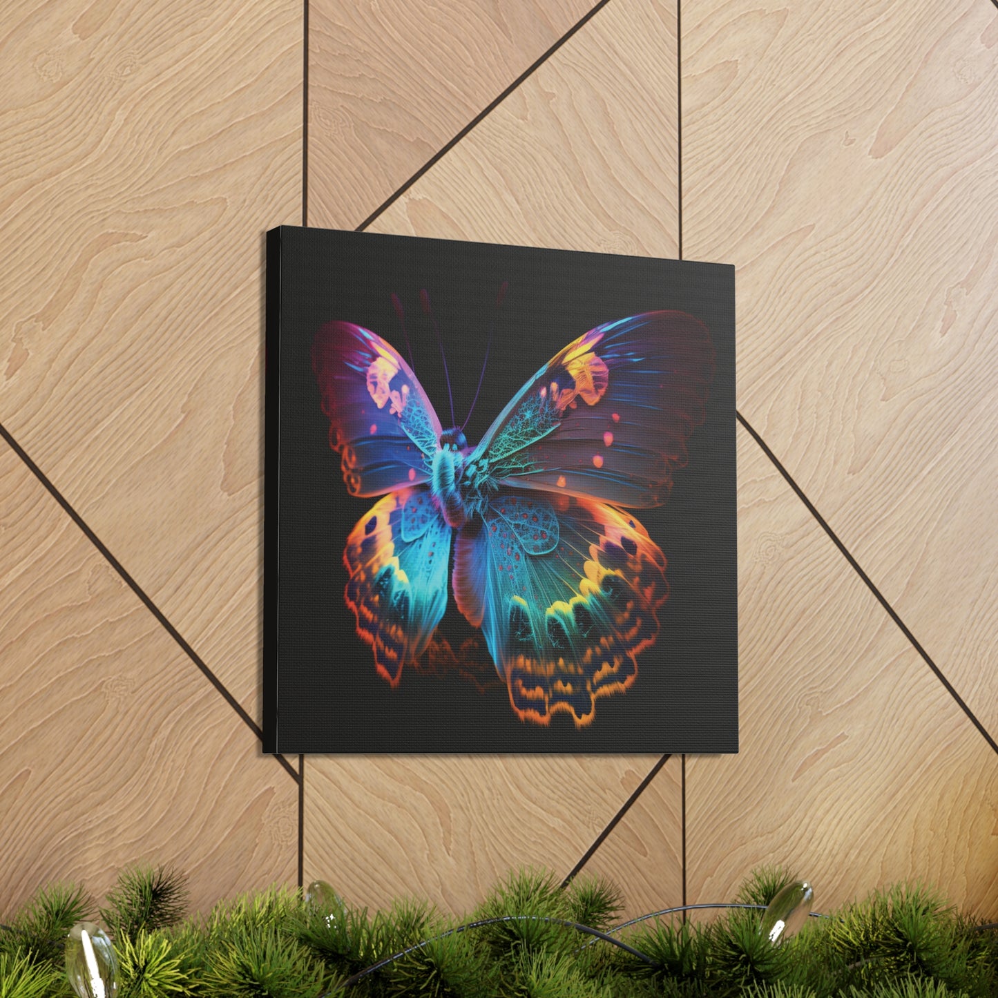 Canvas Gallery Wraps Raw Hyper Color Butterfly 4