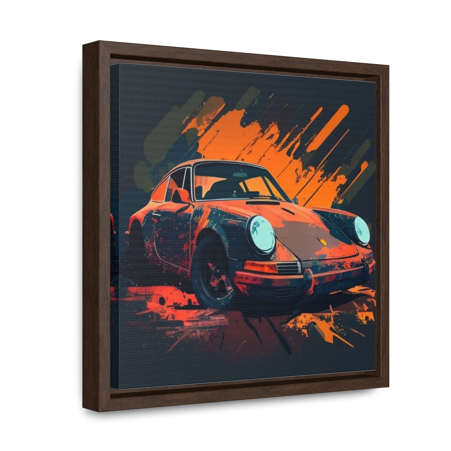 Gallery Canvas Wraps, Square Frame Porsche Abstract 3