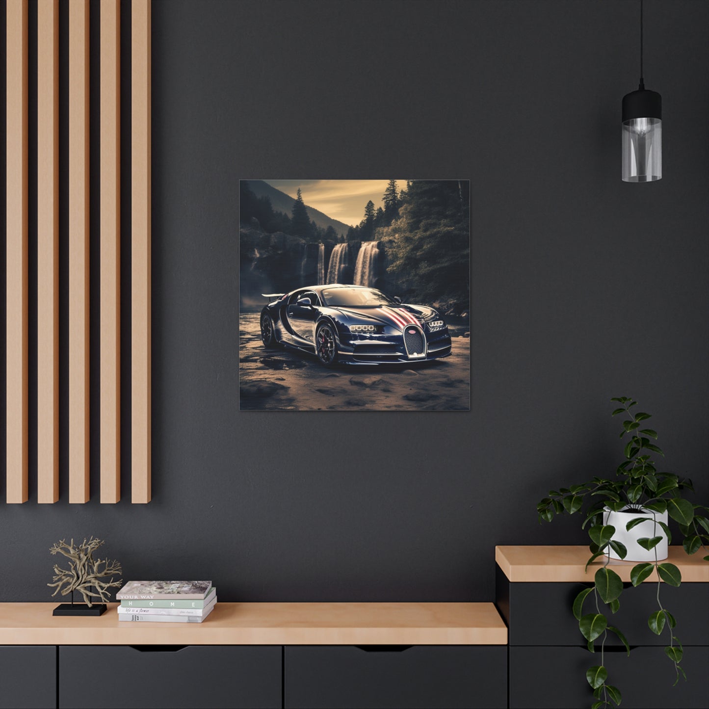 Canvas Gallery Wraps Bugatti Waterfall 2