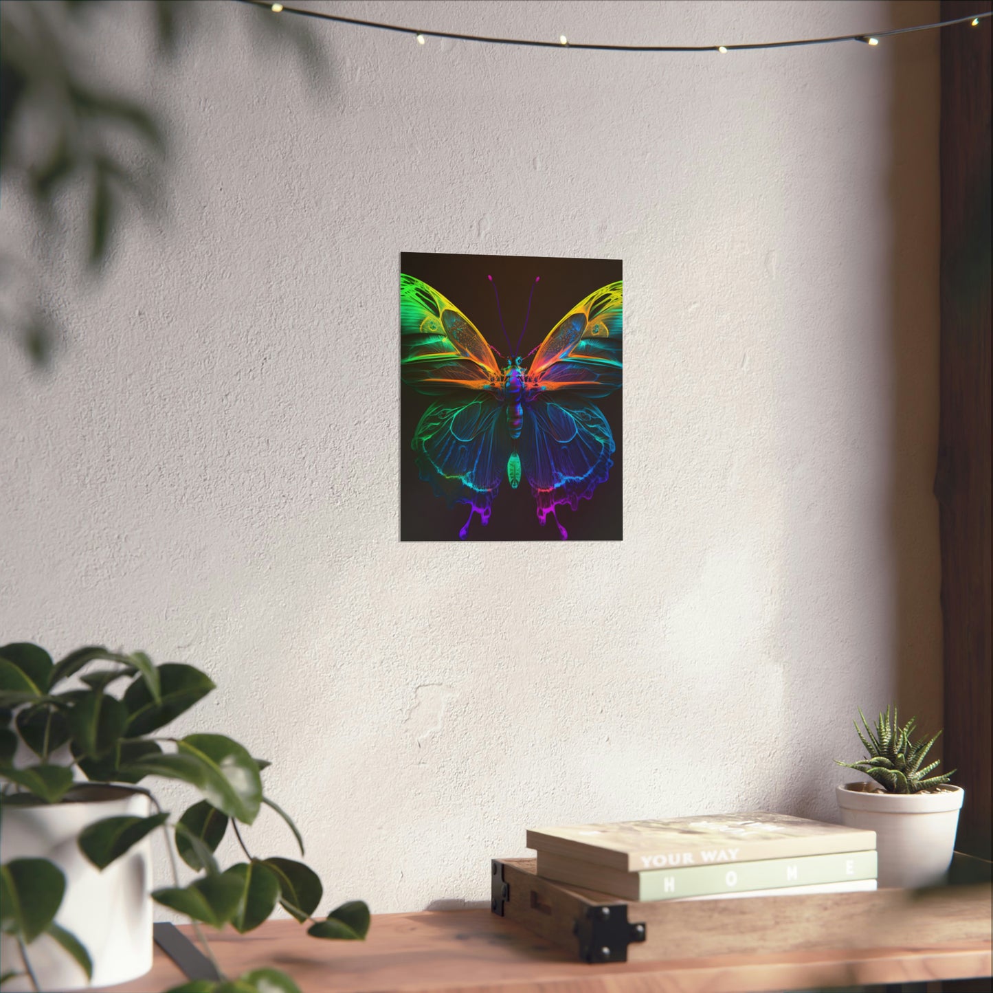 Premium Matte Vertical Posters Raw Hyper Color Butterfly 3