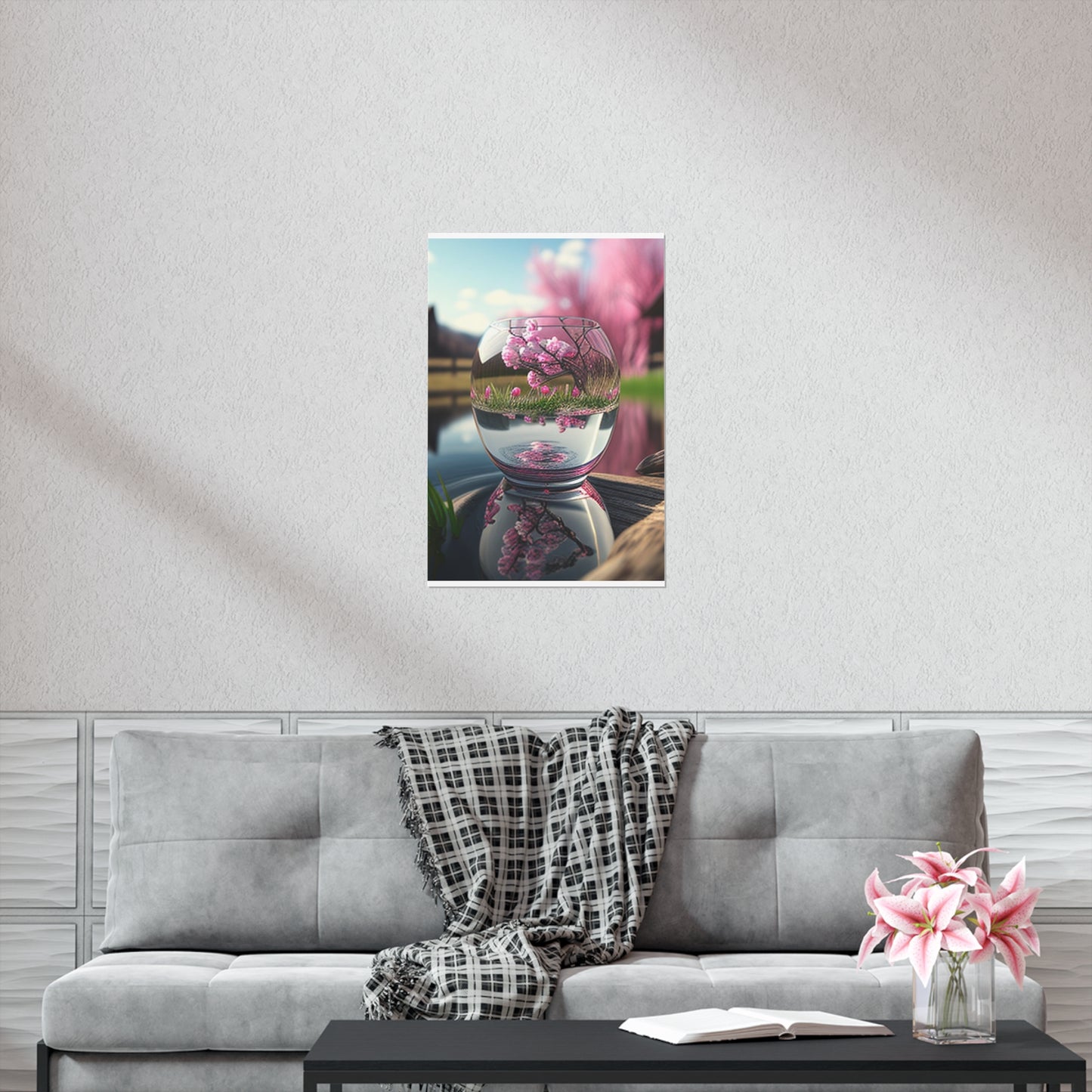 Premium Matte Vertical Posters Cherry Blossom 2