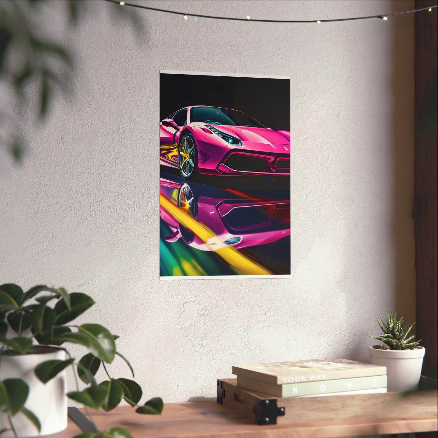 Premium Matte Vertical Posters Ferrari Flair Macro 4