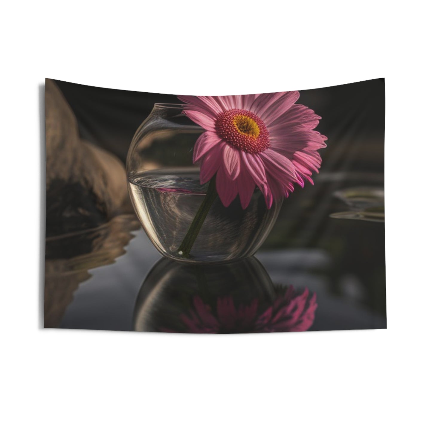 Indoor Wall Tapestries Pink Daisy 2