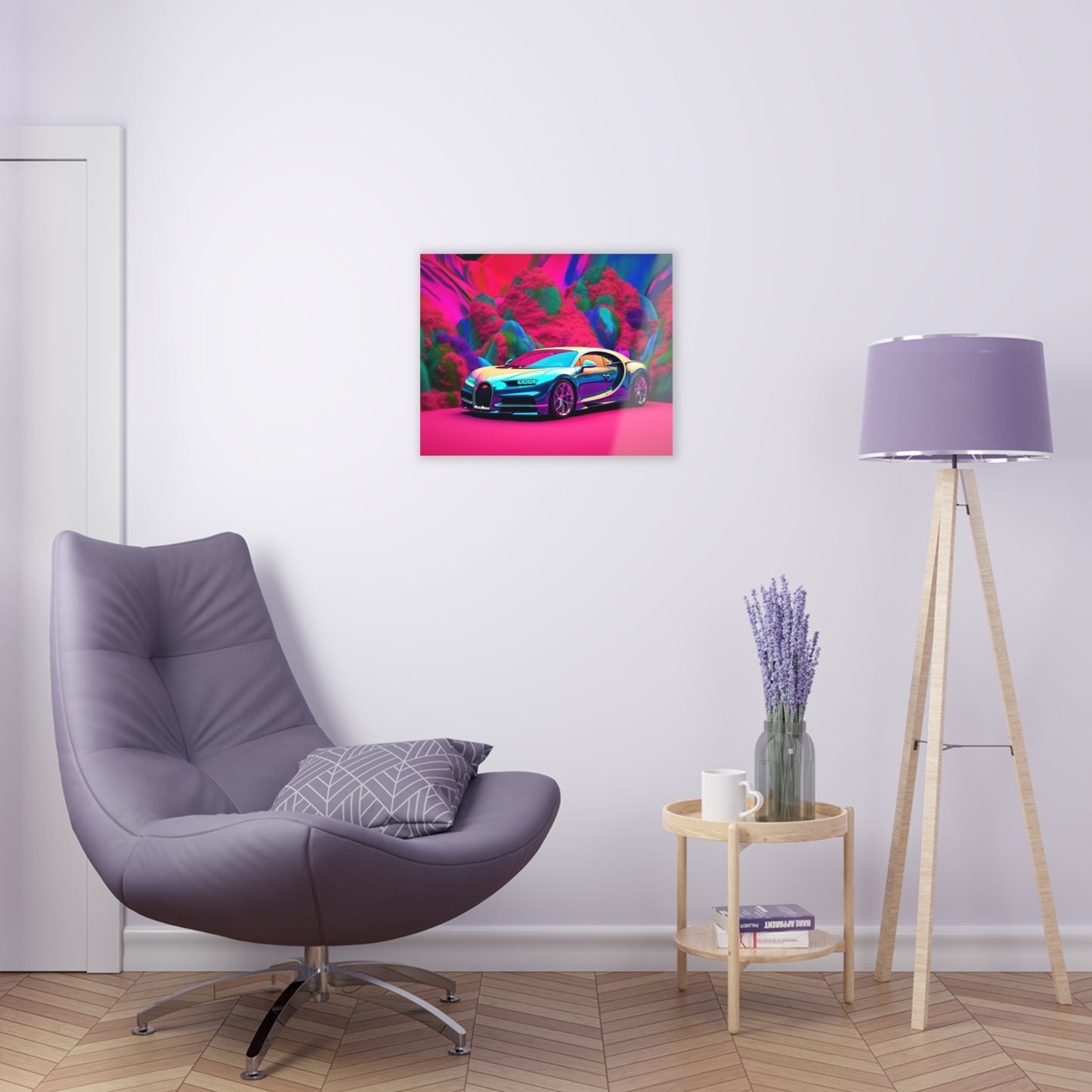 Acrylic Prints Florescent Bugatti Flair 4