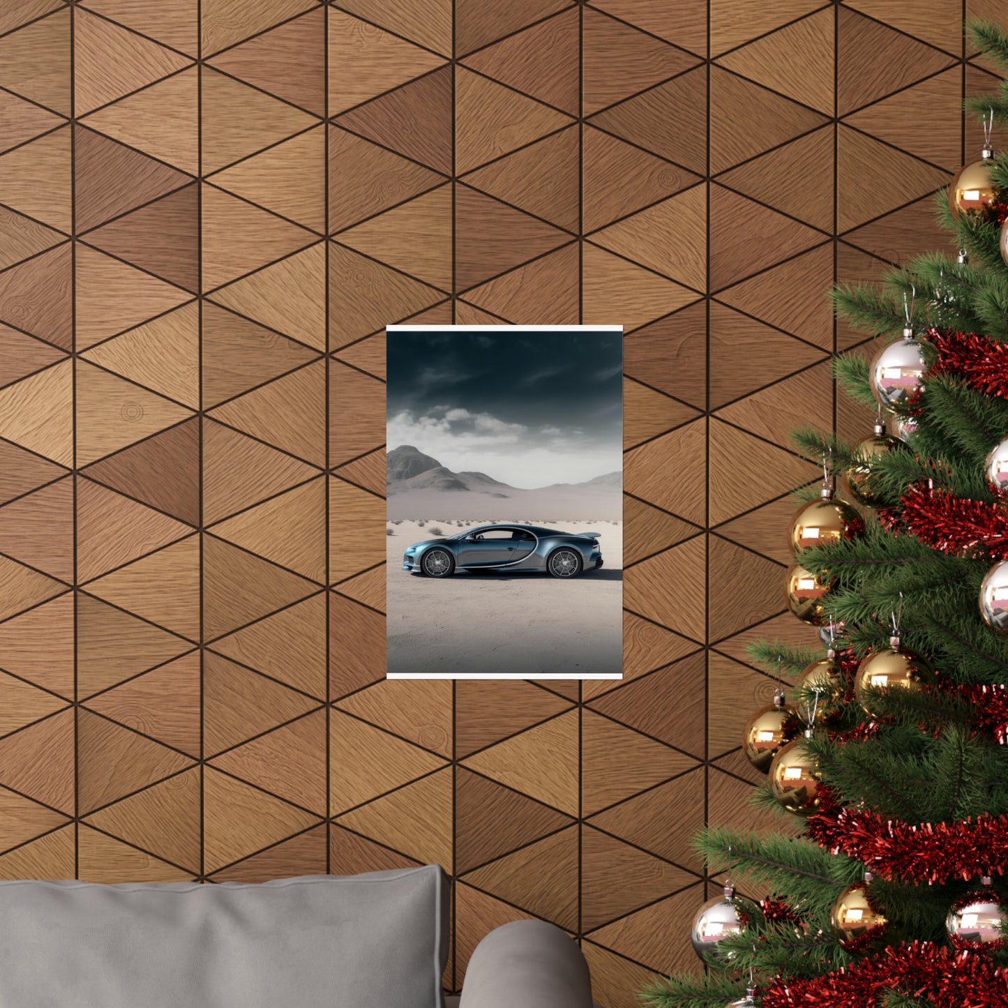 Premium Matte Vertical Posters Bugatti Real Look 1