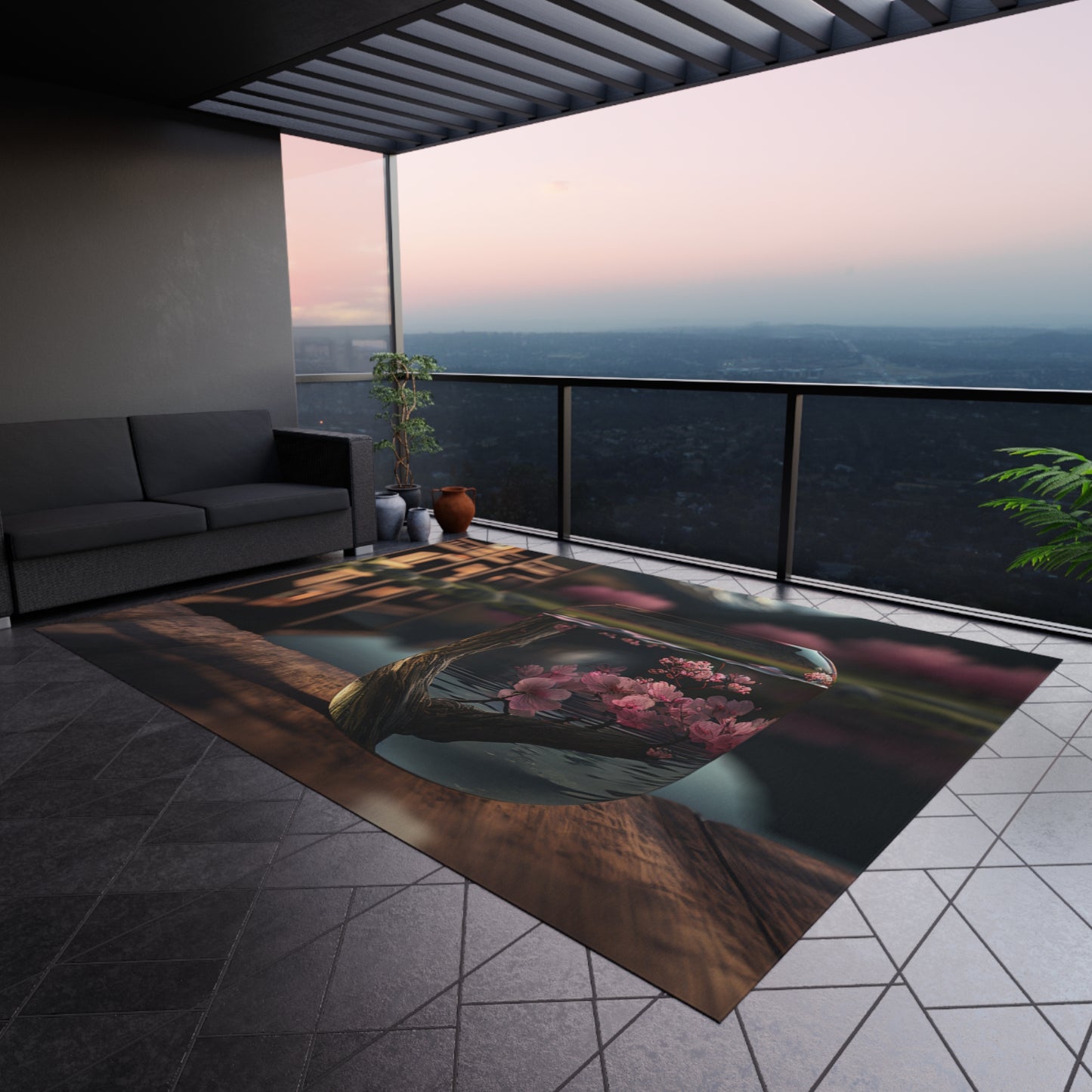 Outdoor Rug  Cherry Blossom 3