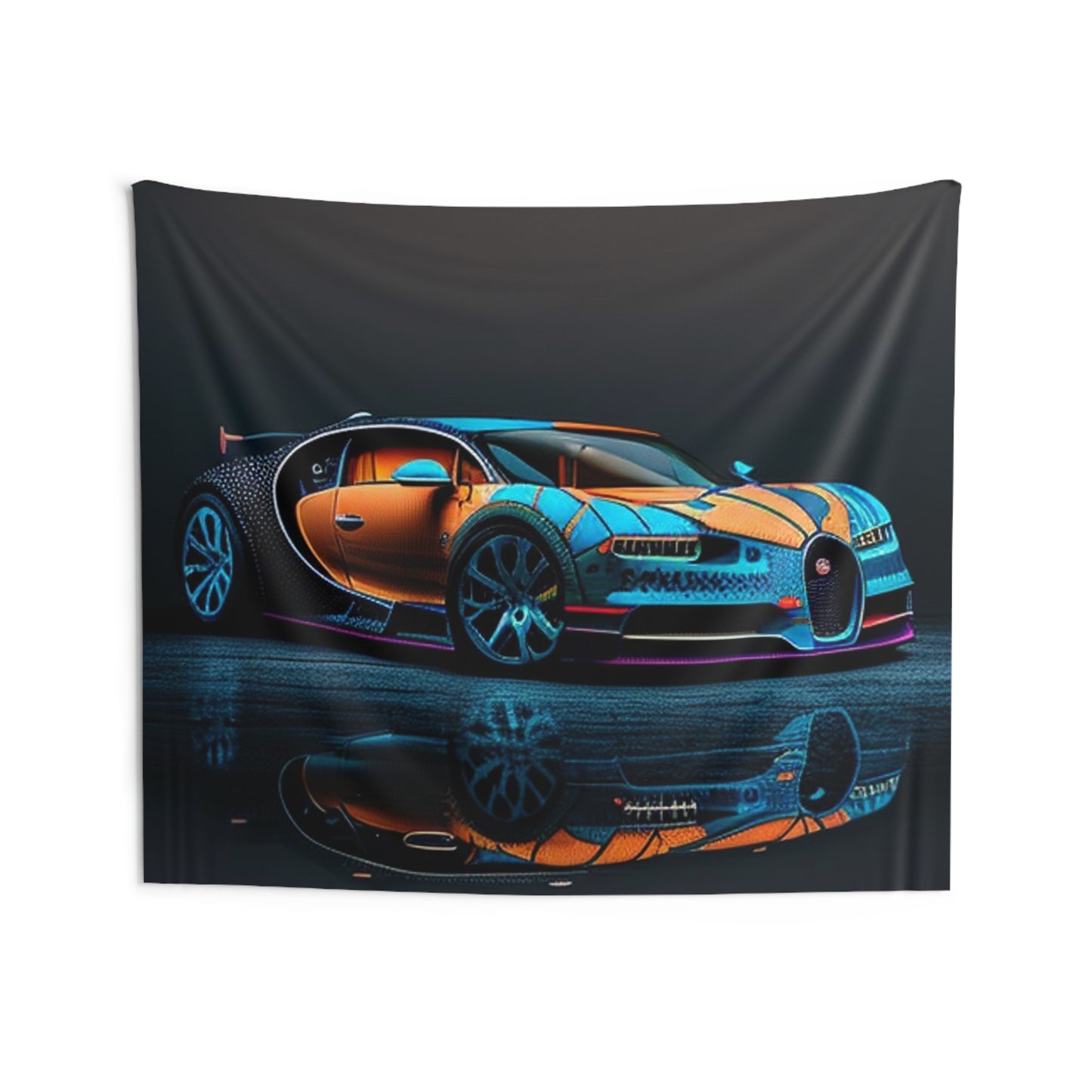 Indoor Wall Tapestries Bugatti Blue 1
