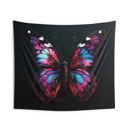 Indoor Wall Tapestries Hyper Butterfly Real