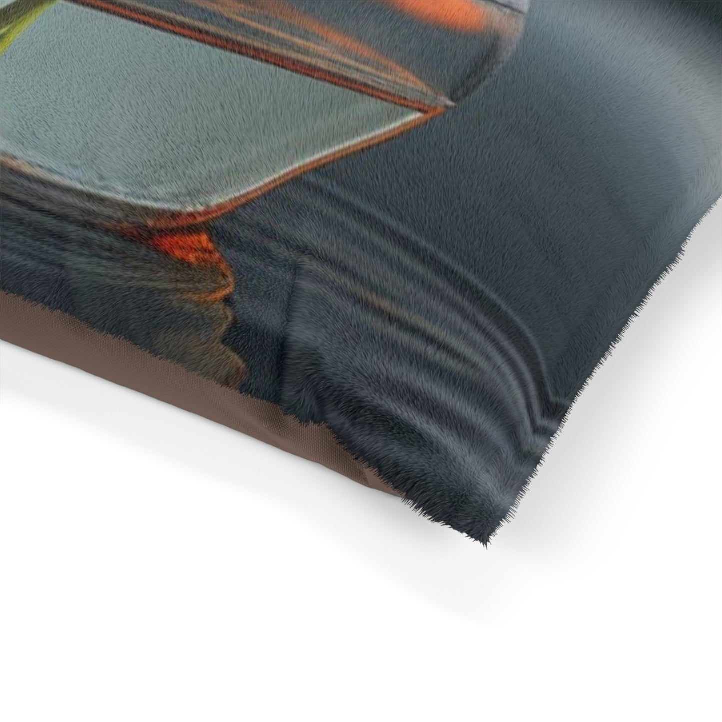 Pet Bed Orange Zinnia 2