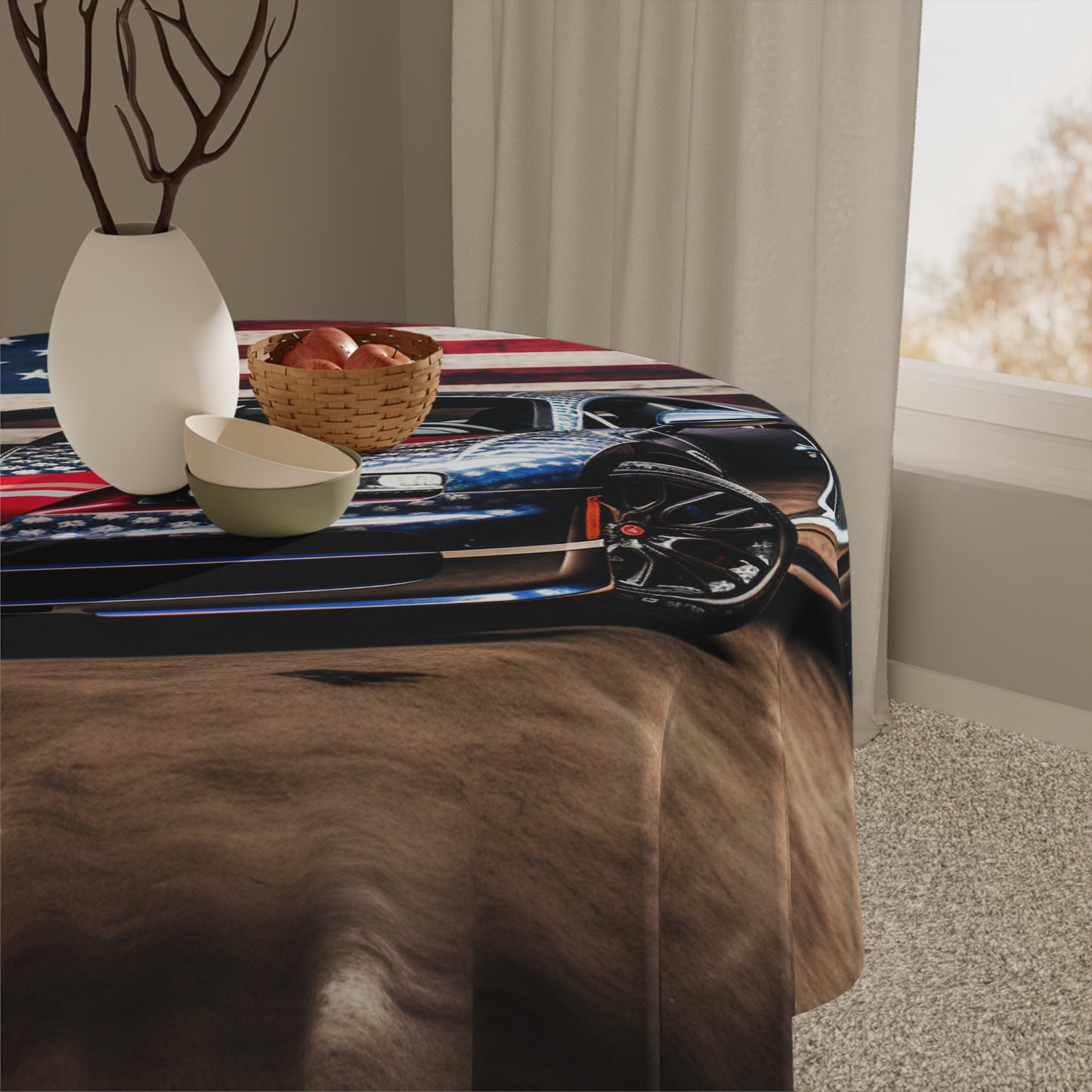 Tablecloth Bugatti American Flag 1