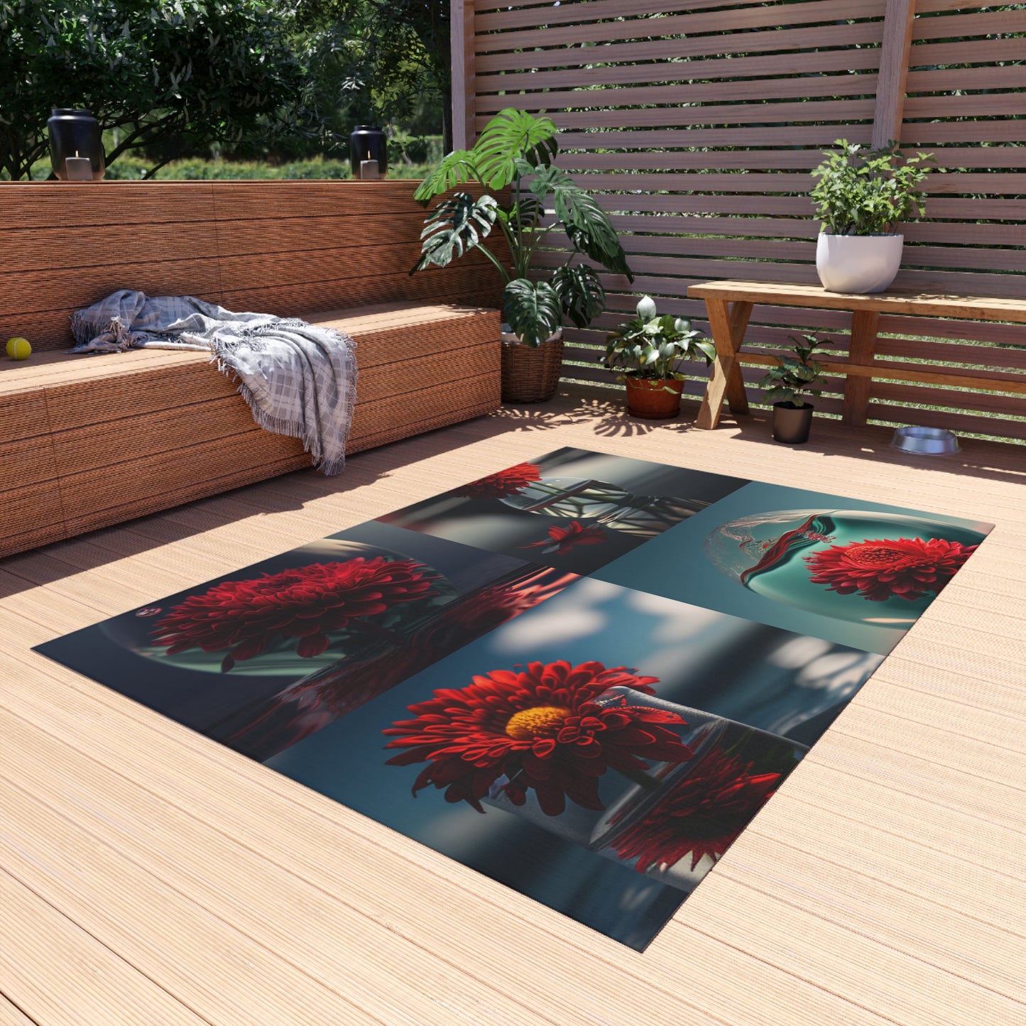 Outdoor Rug  Chrysanthemum 5