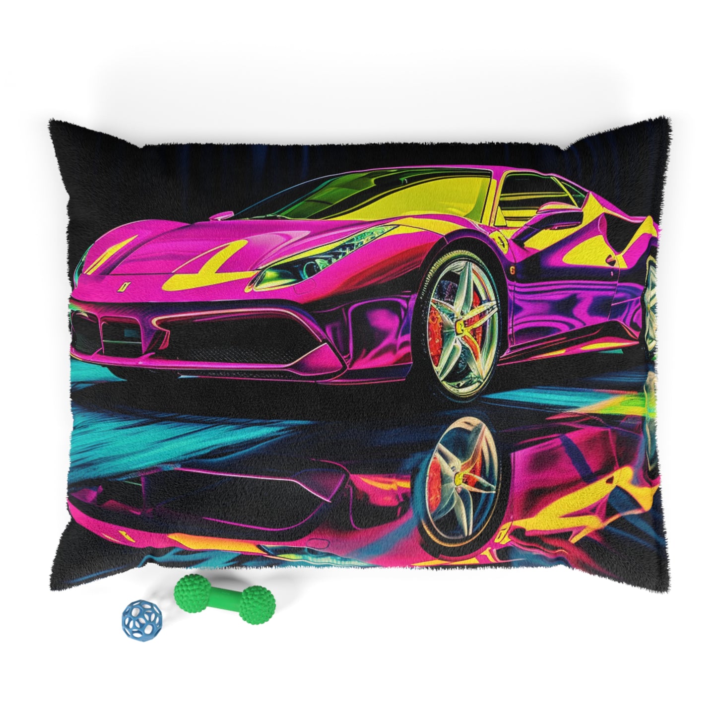 Pet Bed Pink Ferrari Macro 3