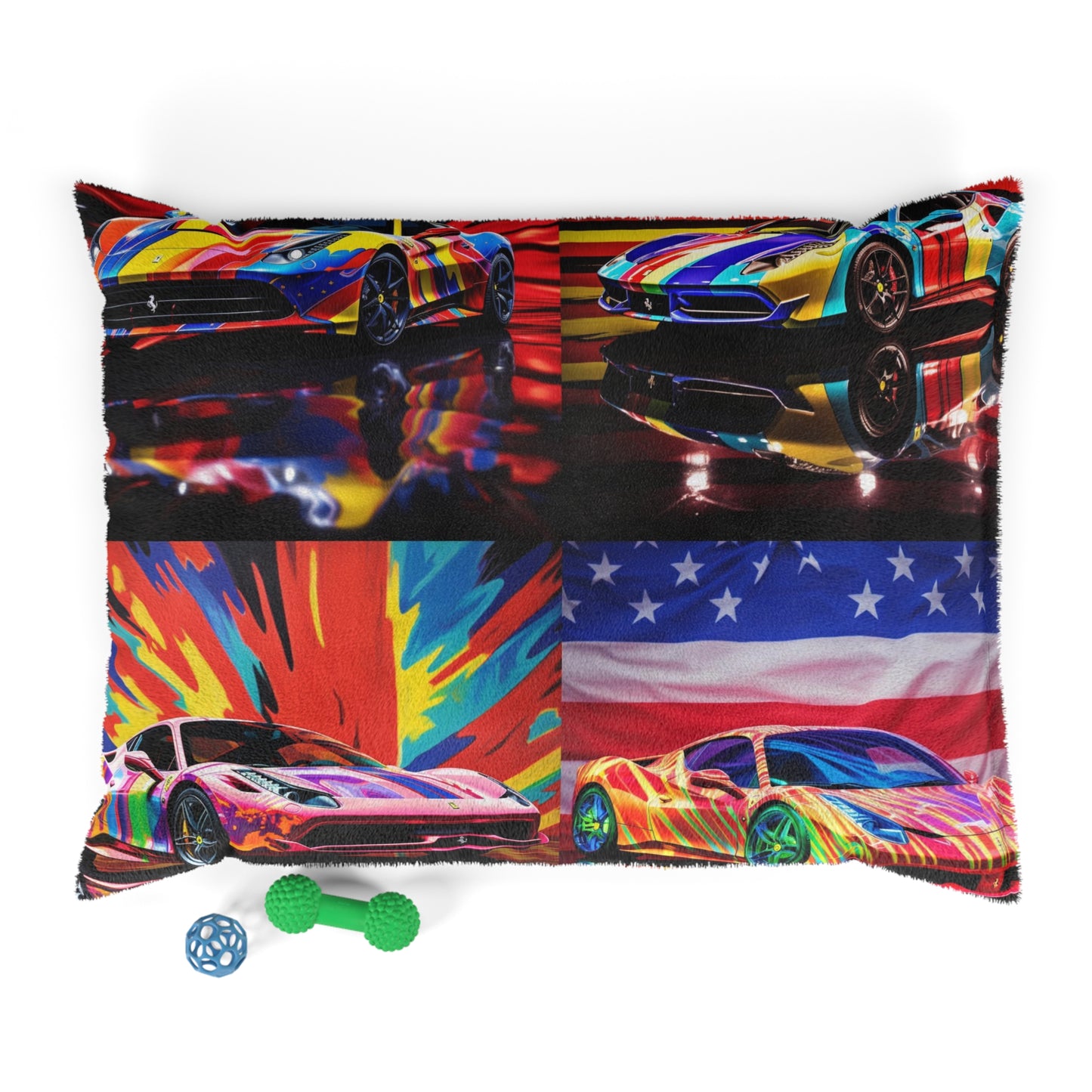 Pet Bed Hyper Colorfull Ferrari 5