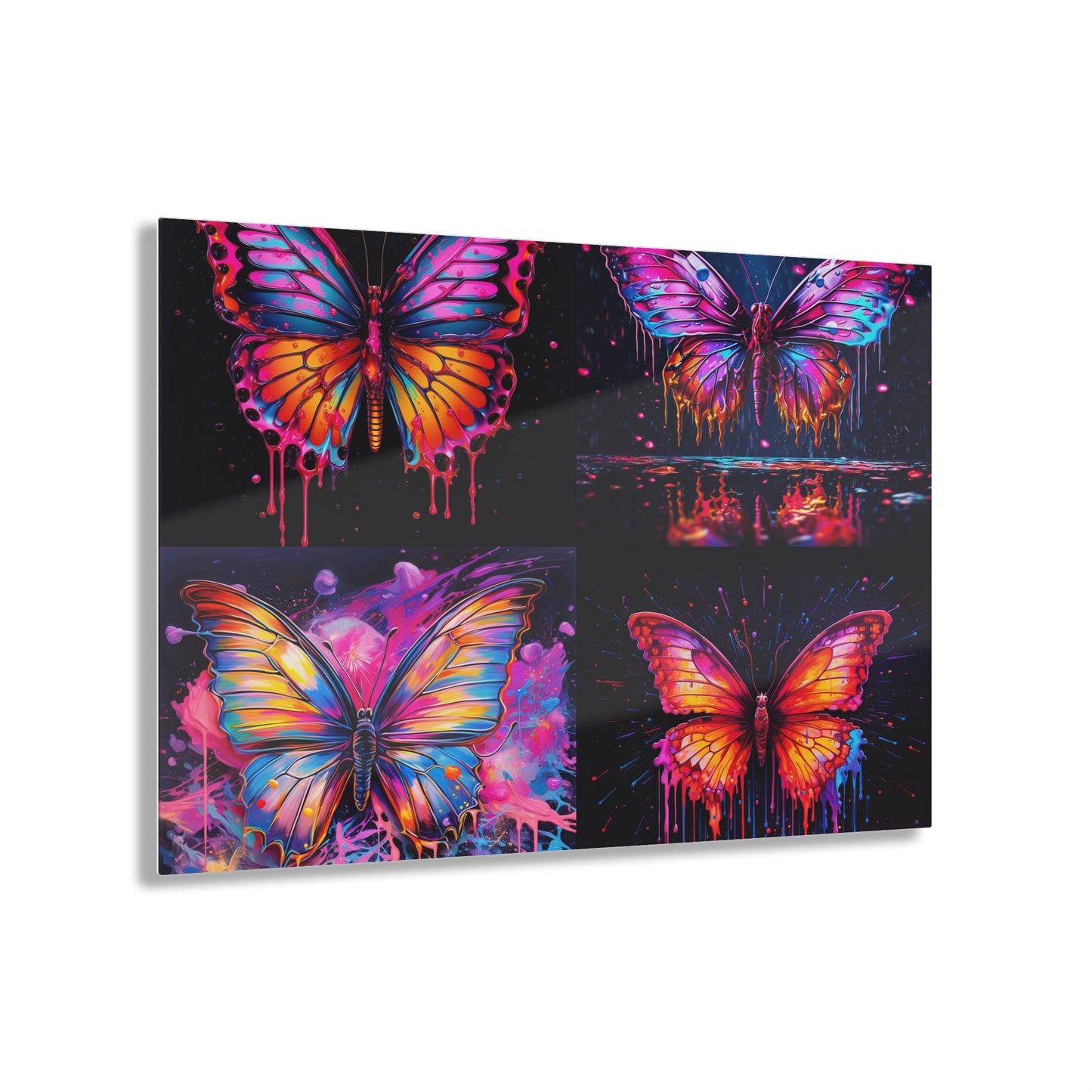 Acrylic Prints Pink Butterfly Flair 5