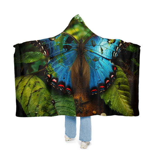 Snuggle Hooded Blanket Jungle Butterfly 2