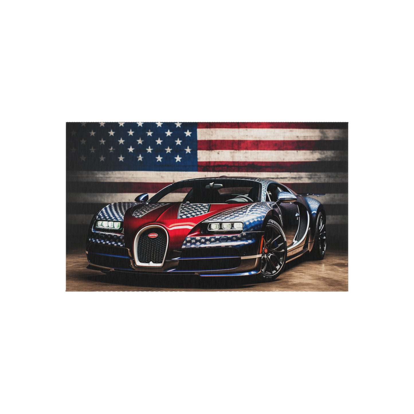 Outdoor Rug  Bugatti American Flag 1