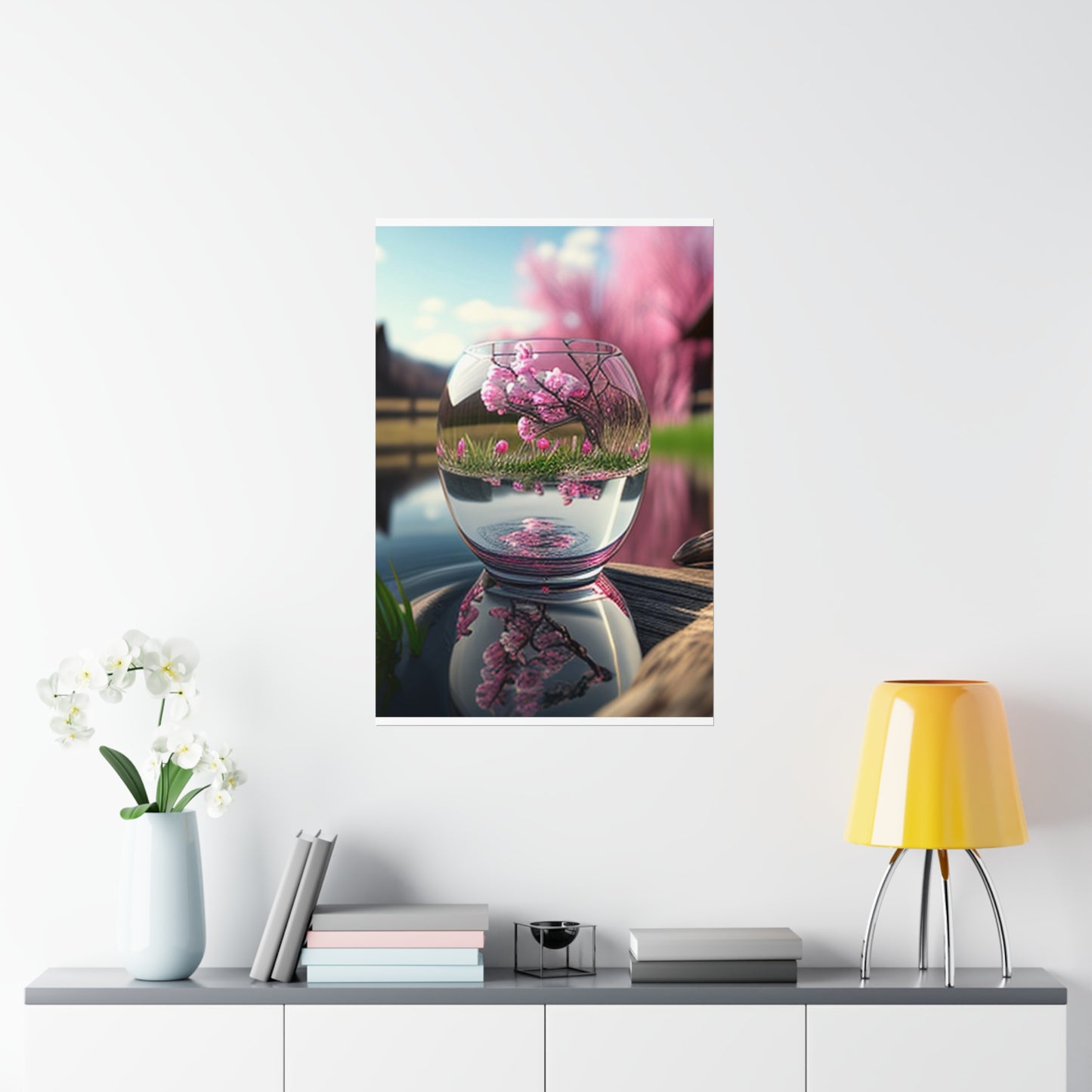 Premium Matte Vertical Posters Cherry Blossom 2