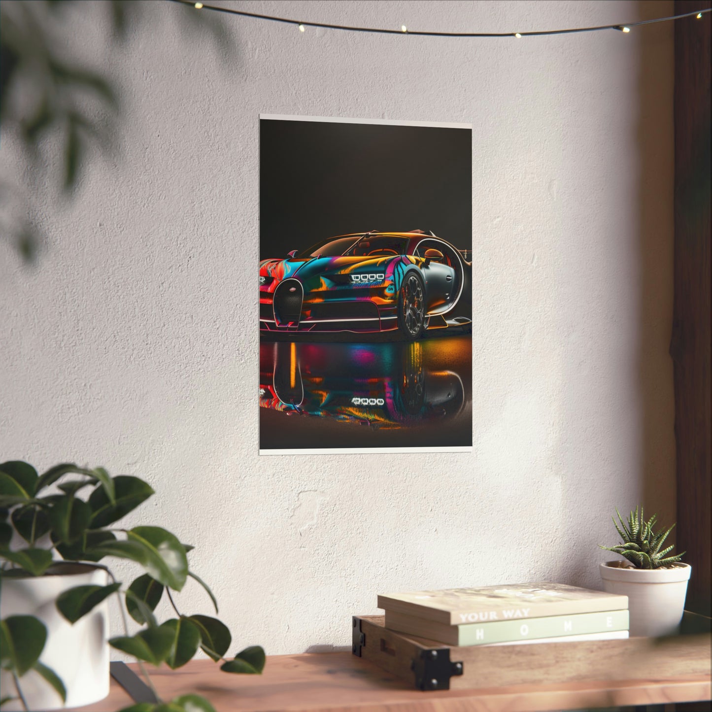 Premium Matte Vertical Posters Bugatti Chiron Super 2