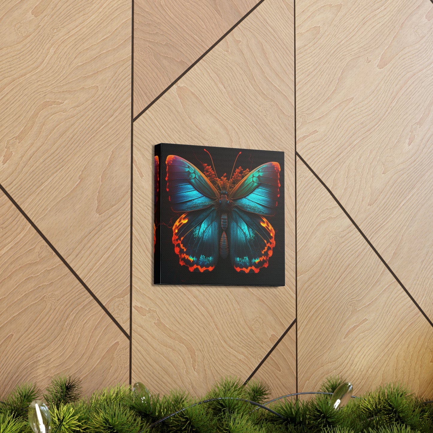 Canvas Gallery Wraps Neon Butterfly Flair 3