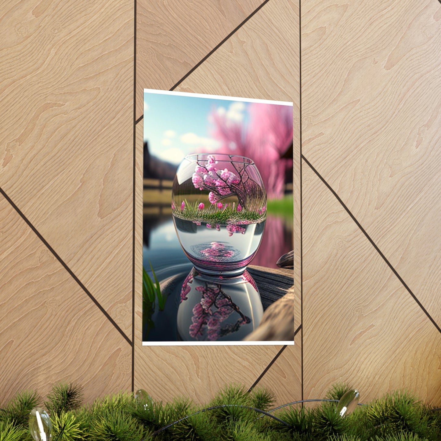 Premium Matte Vertical Posters Cherry Blossom 2