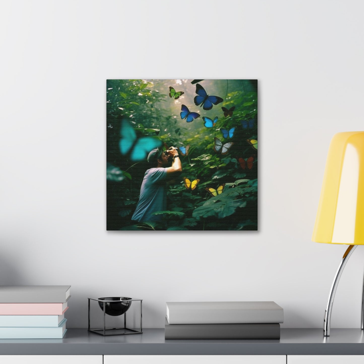 Canvas Gallery Wraps Jungle Butterfly 1