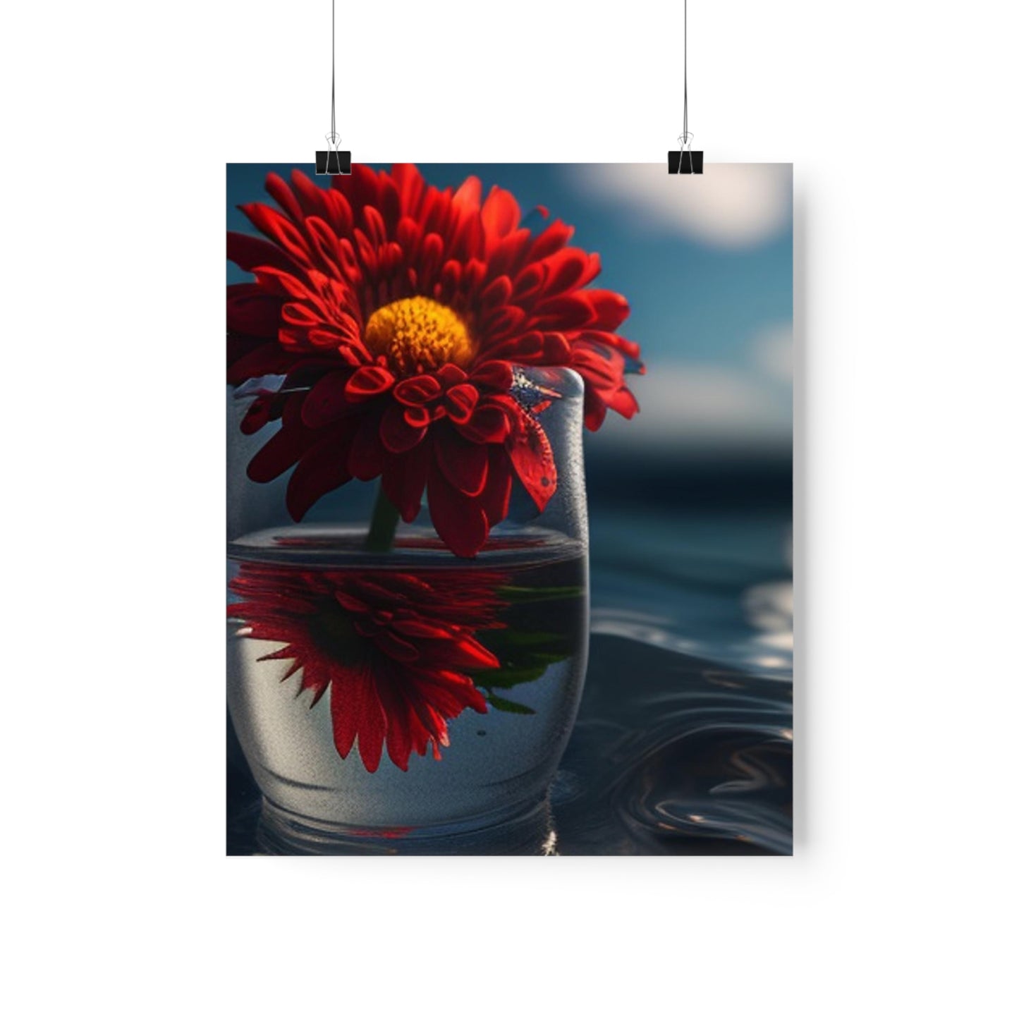 Premium Matte Vertical Posters Chrysanthemum 3