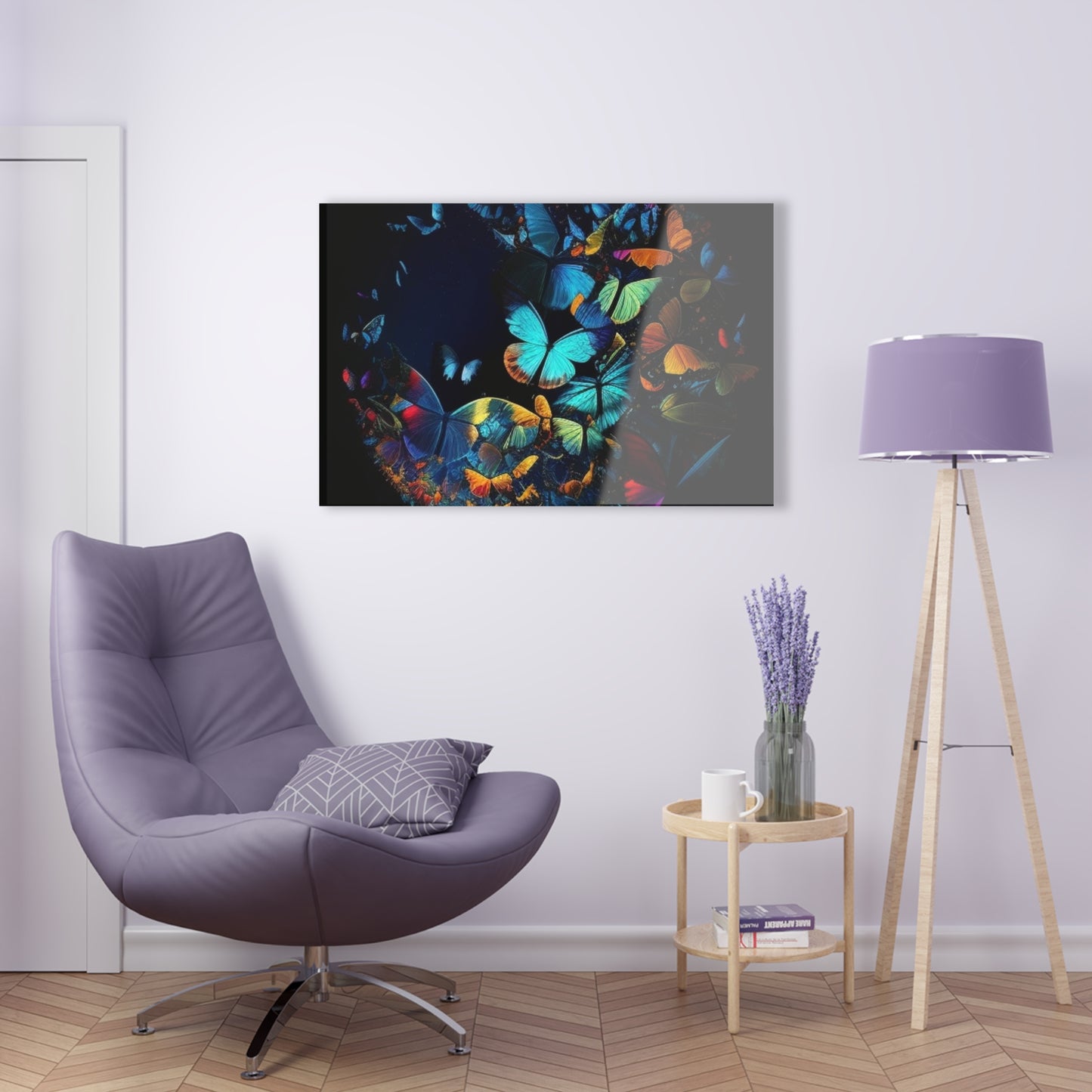 Acrylic Prints Moon Butterfly 1