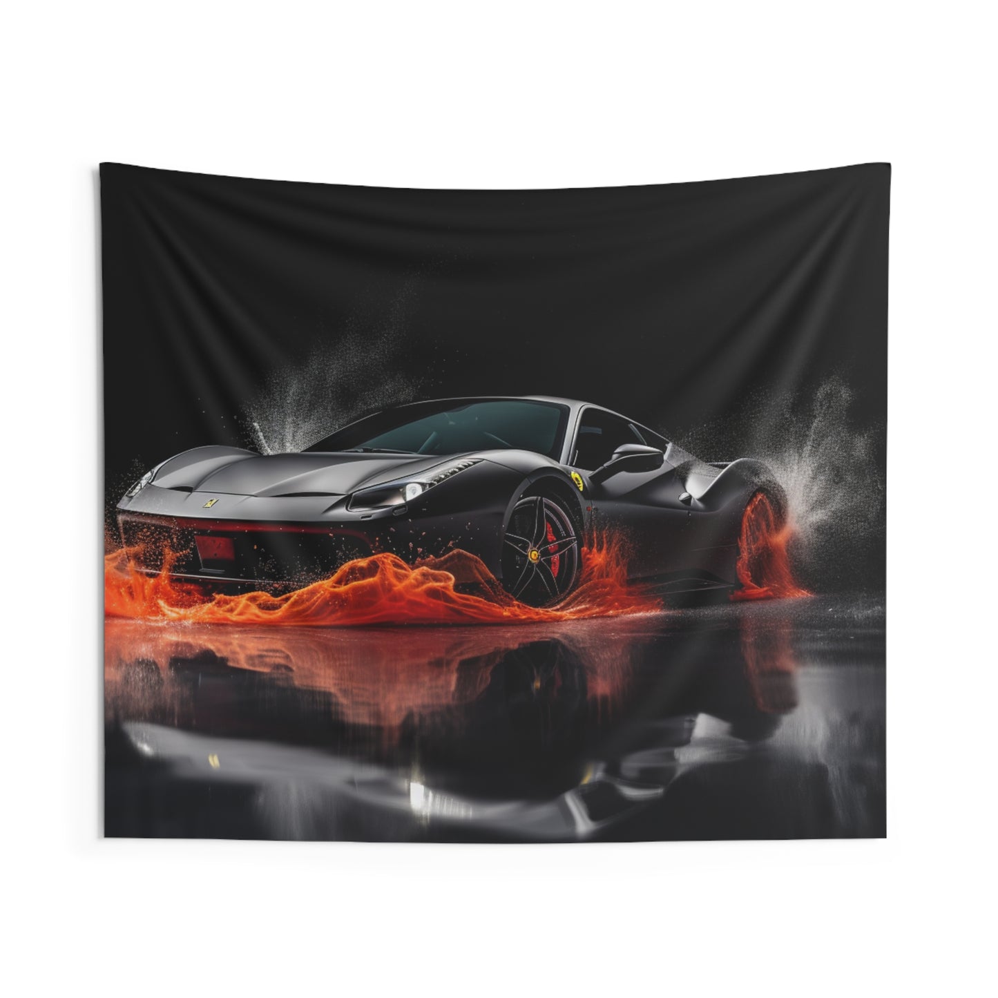 Indoor Wall Tapestries Ferrari Water Splash 3
