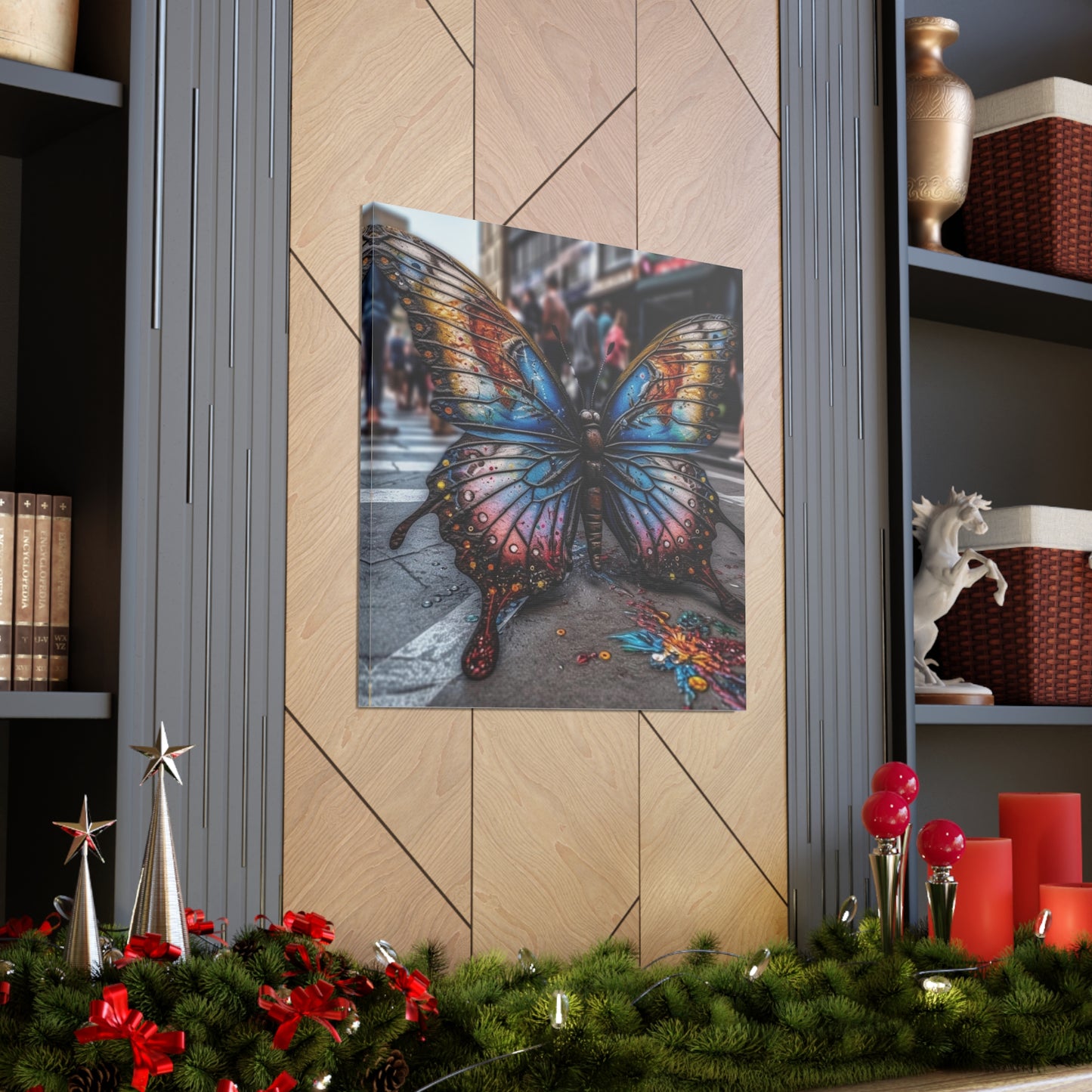 Canvas Gallery Wraps Liquid Street Butterfly 4