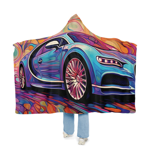 Snuggle Hooded Blanket Bugatti Abstract Concept 3