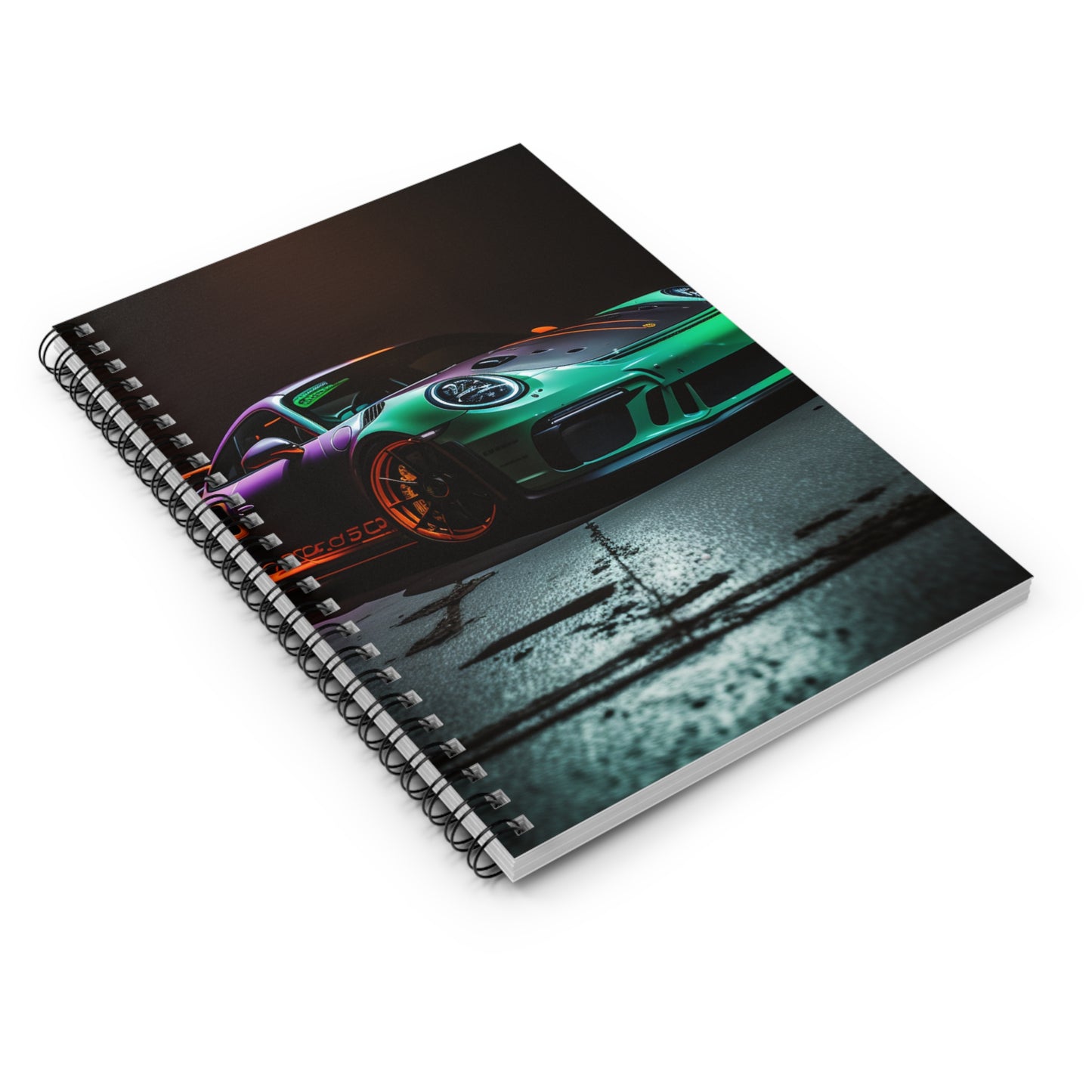 Spiral Notebook - Ruled Line Porsche Color 4