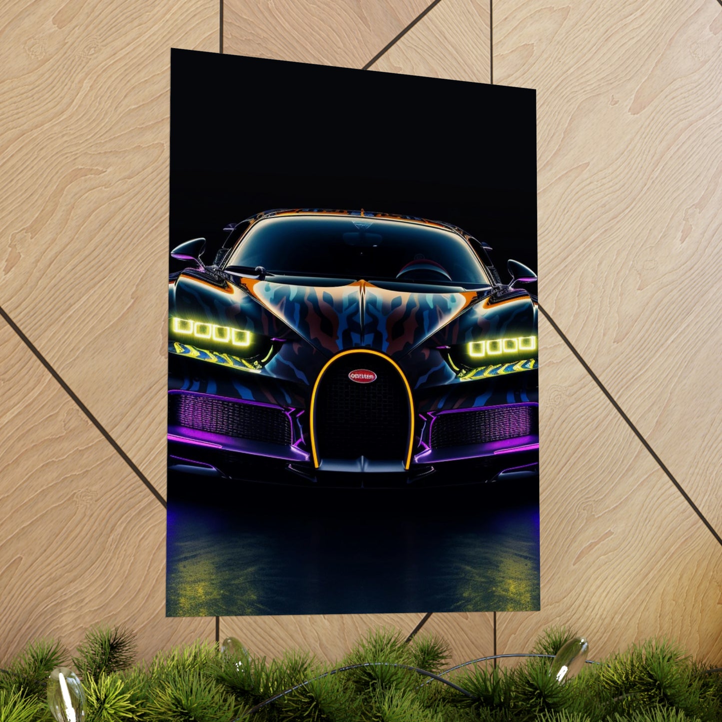 Premium Matte Vertical Posters Hyper Bugatti Chiron 3