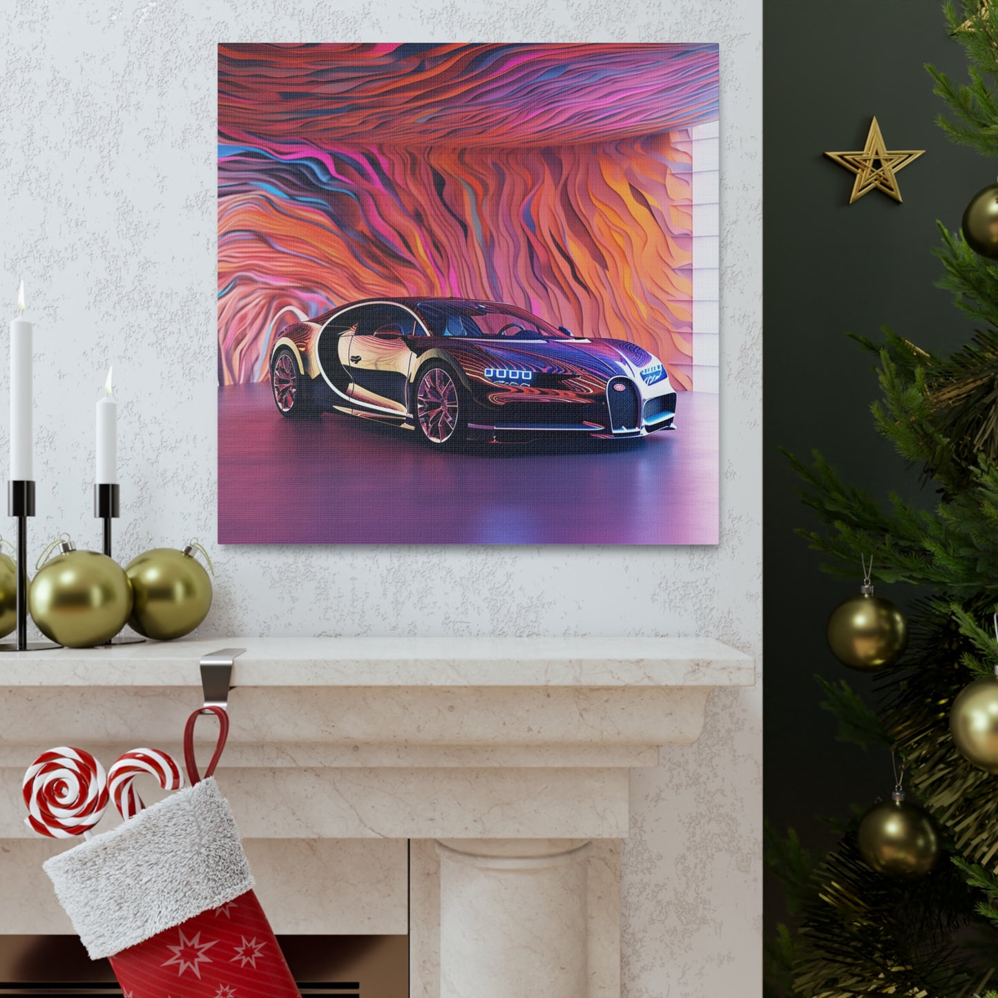 Canvas Gallery Wraps Bugatti Abstract Flair 4