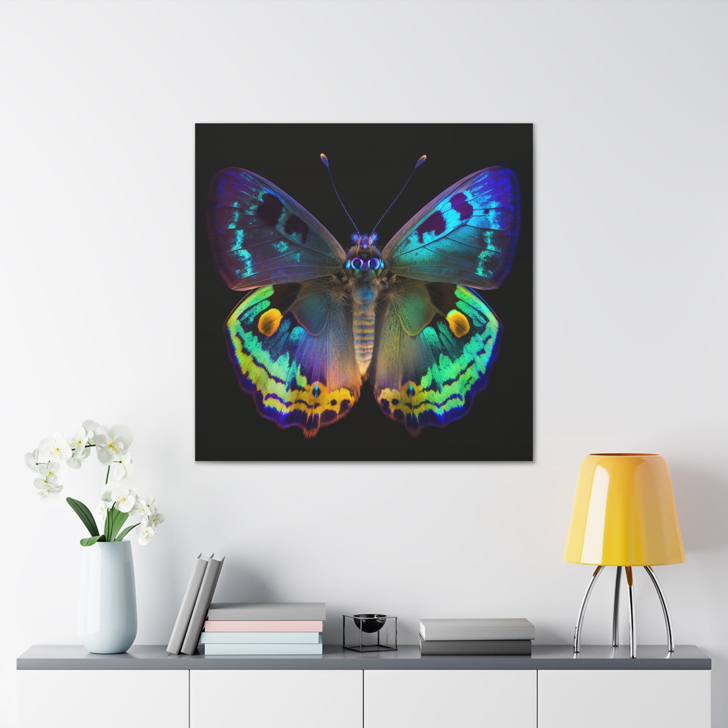 Canvas Gallery Wraps Neon Hue Butterfly 4