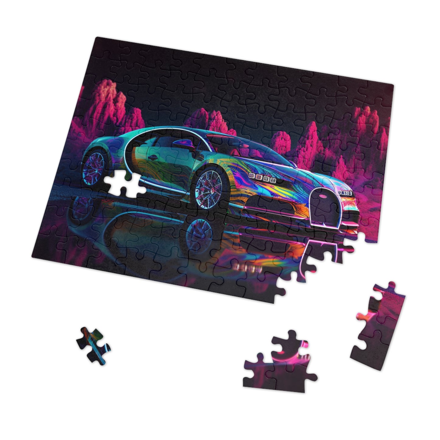 Jigsaw Puzzle (30, 110, 252, 500,1000-Piece) Florescent Bugatti Flair 2
