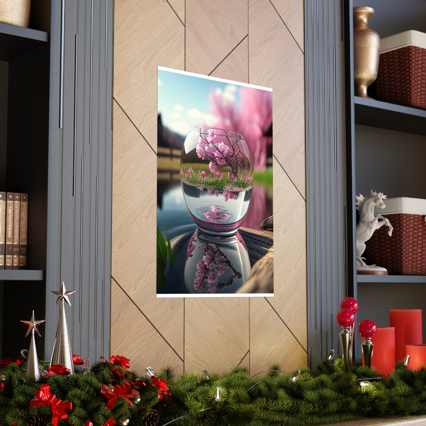 Premium Matte Vertical Posters Cherry Blossom 2