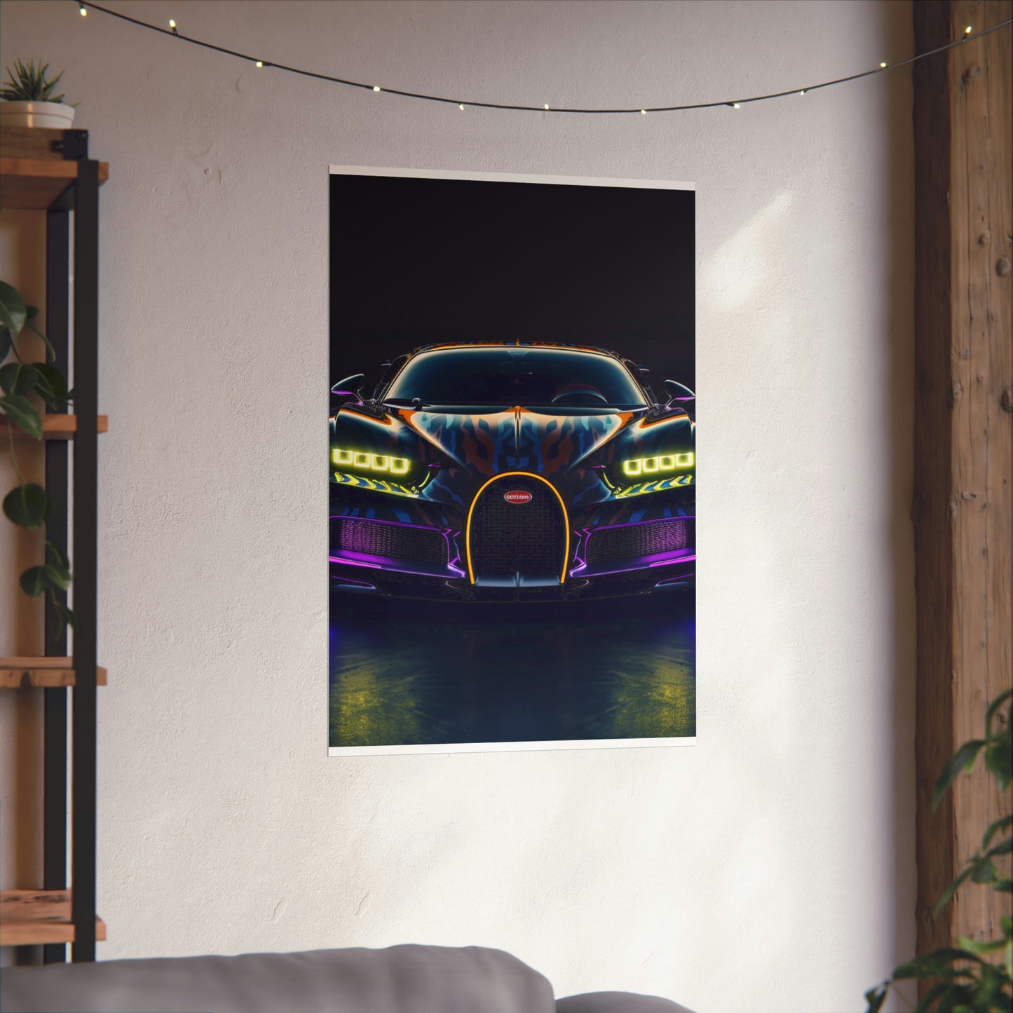 Premium Matte Vertical Posters Hyper Bugatti Chiron 3