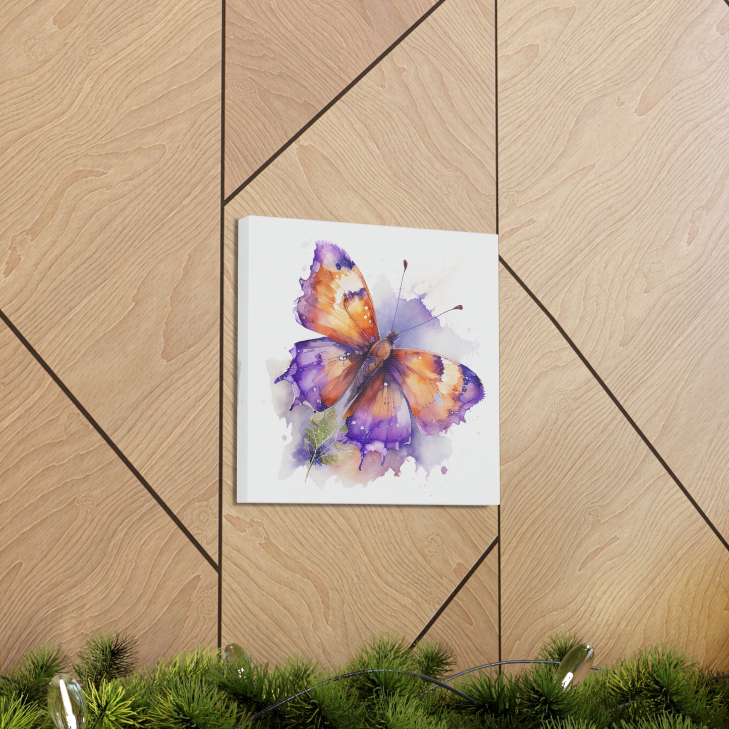 Canvas Gallery Wraps MerlinRose Watercolor Butterfly 2