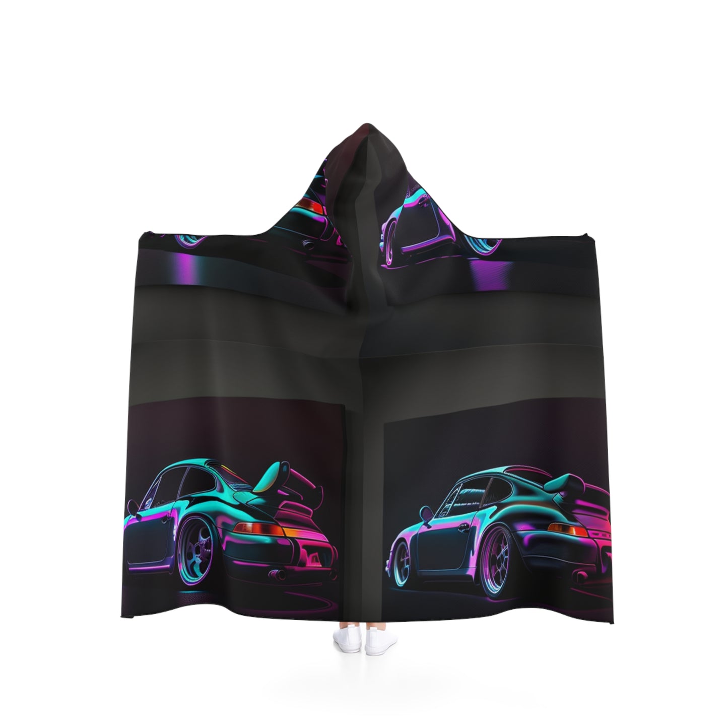 Hooded Blanket Porsche Purple 5