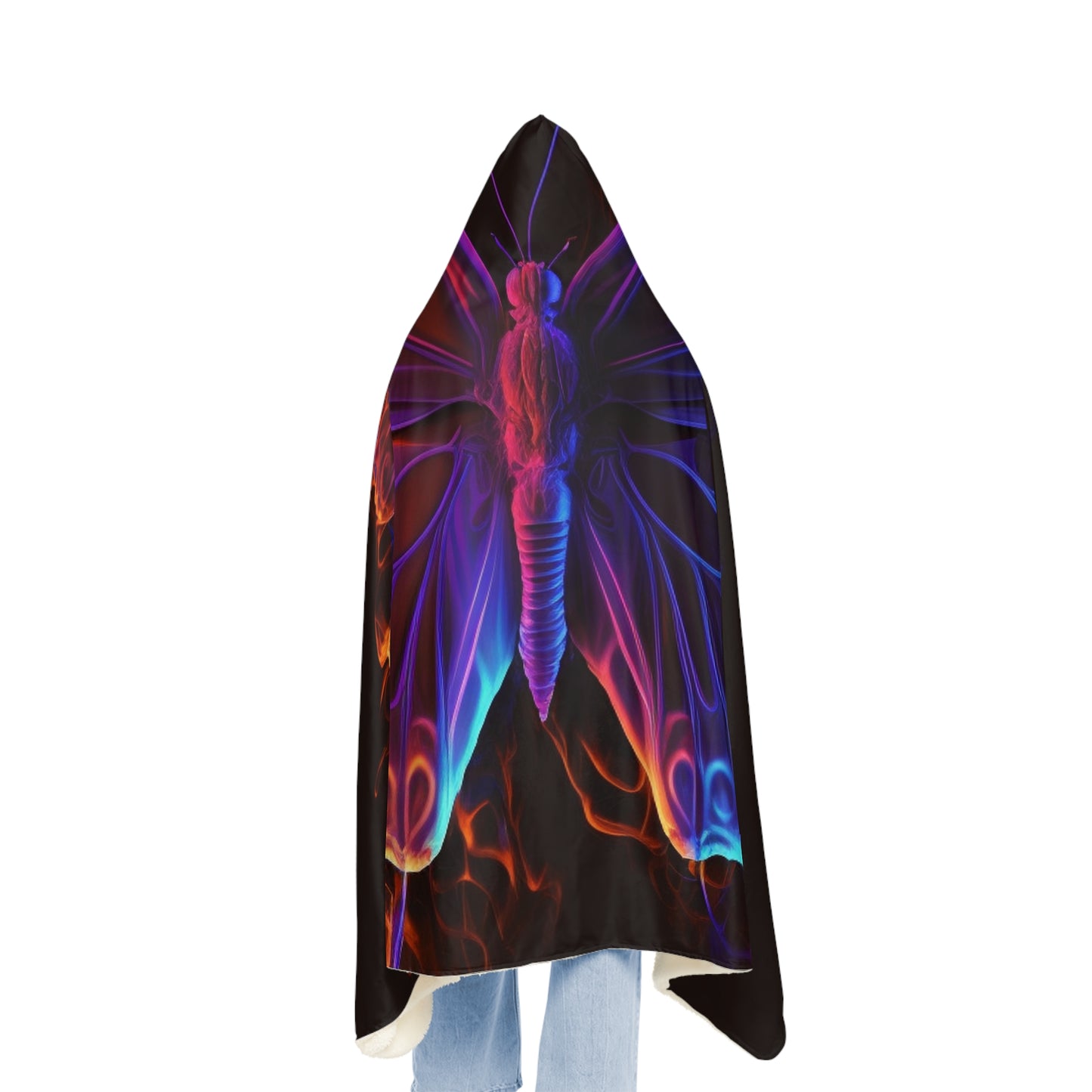 Snuggle Hooded Blanket Thermal Butterfly 1