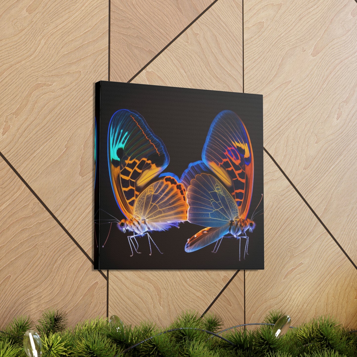 Canvas Gallery Wraps Neon Glo Butterfly 2