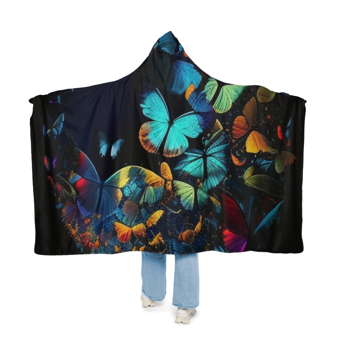 Snuggle Hooded Blanket Moon Butterfly 1