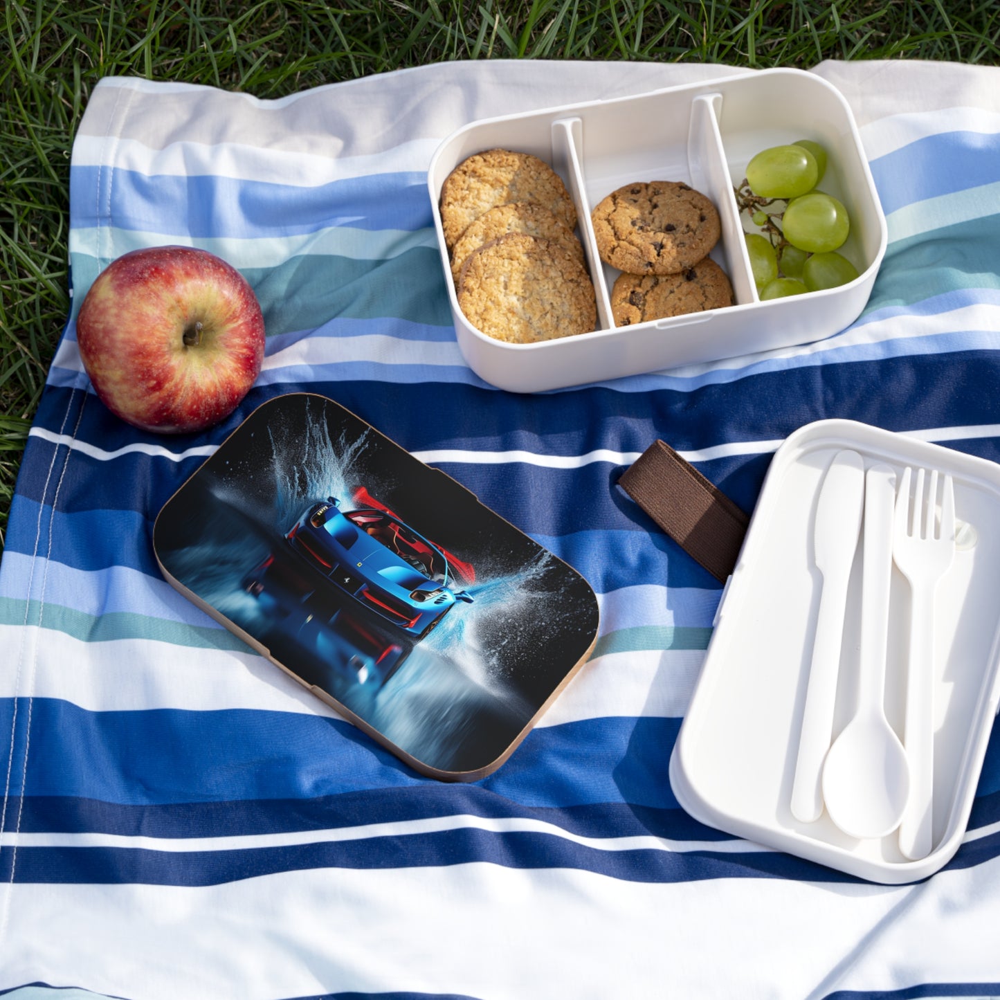 Bento Lunch Box Ferrari Water Splash 1